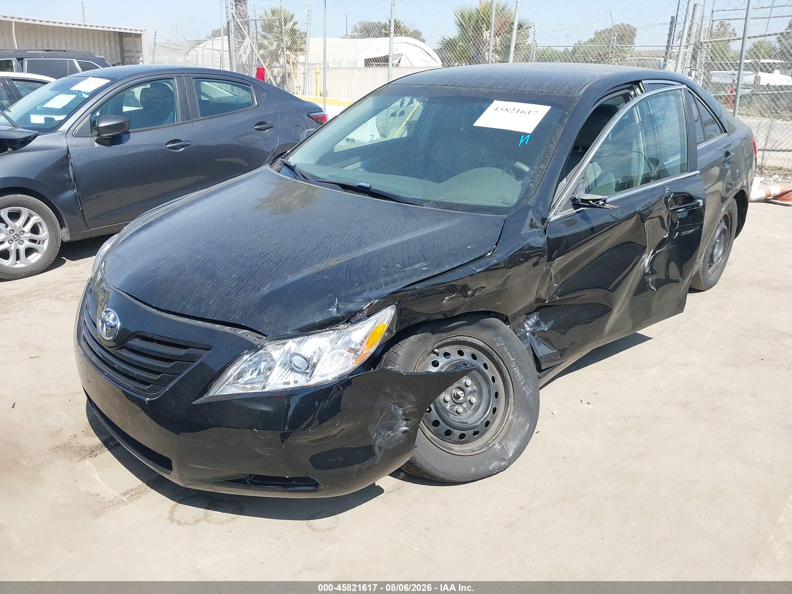 2009 Toyota Camry Le V6 Black vin: 4T1BK46K29U591761