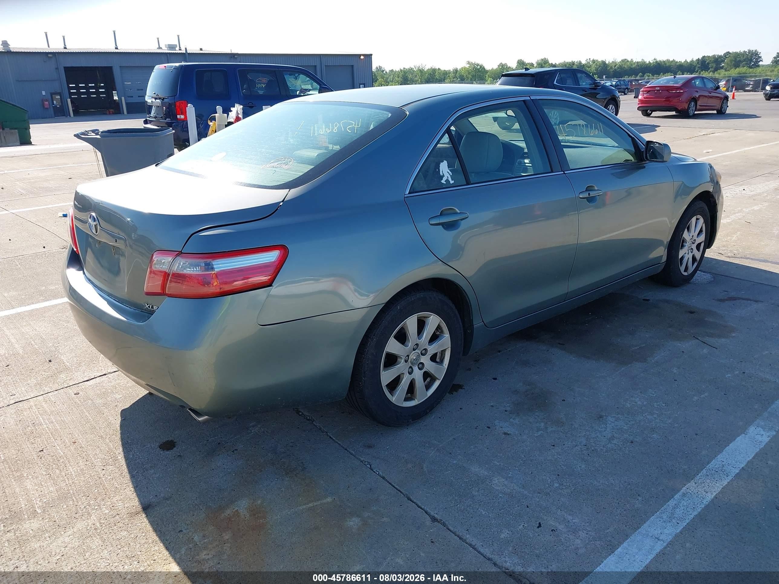 2009 Toyota Camry Xle V6 Teal vin: 4T1BK46K29U596569