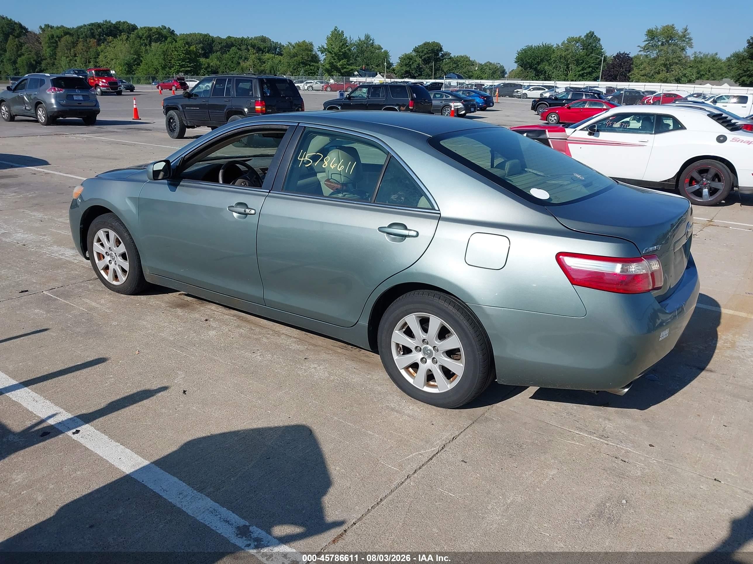 2009 Toyota Camry Xle V6 Teal vin: 4T1BK46K29U596569