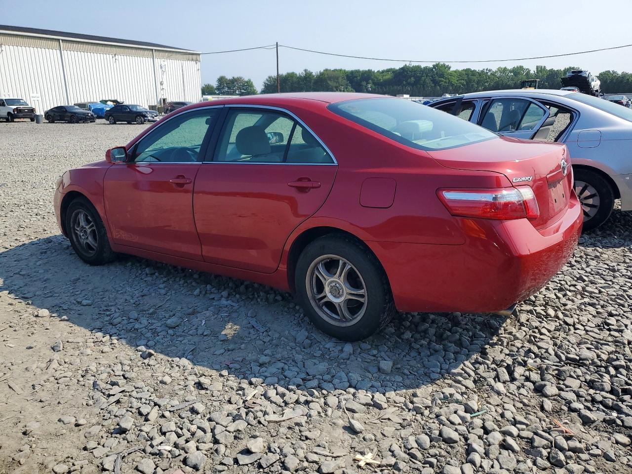 2007 Toyota Camry Le V6 Red vin: 4T1BK46K37U009423