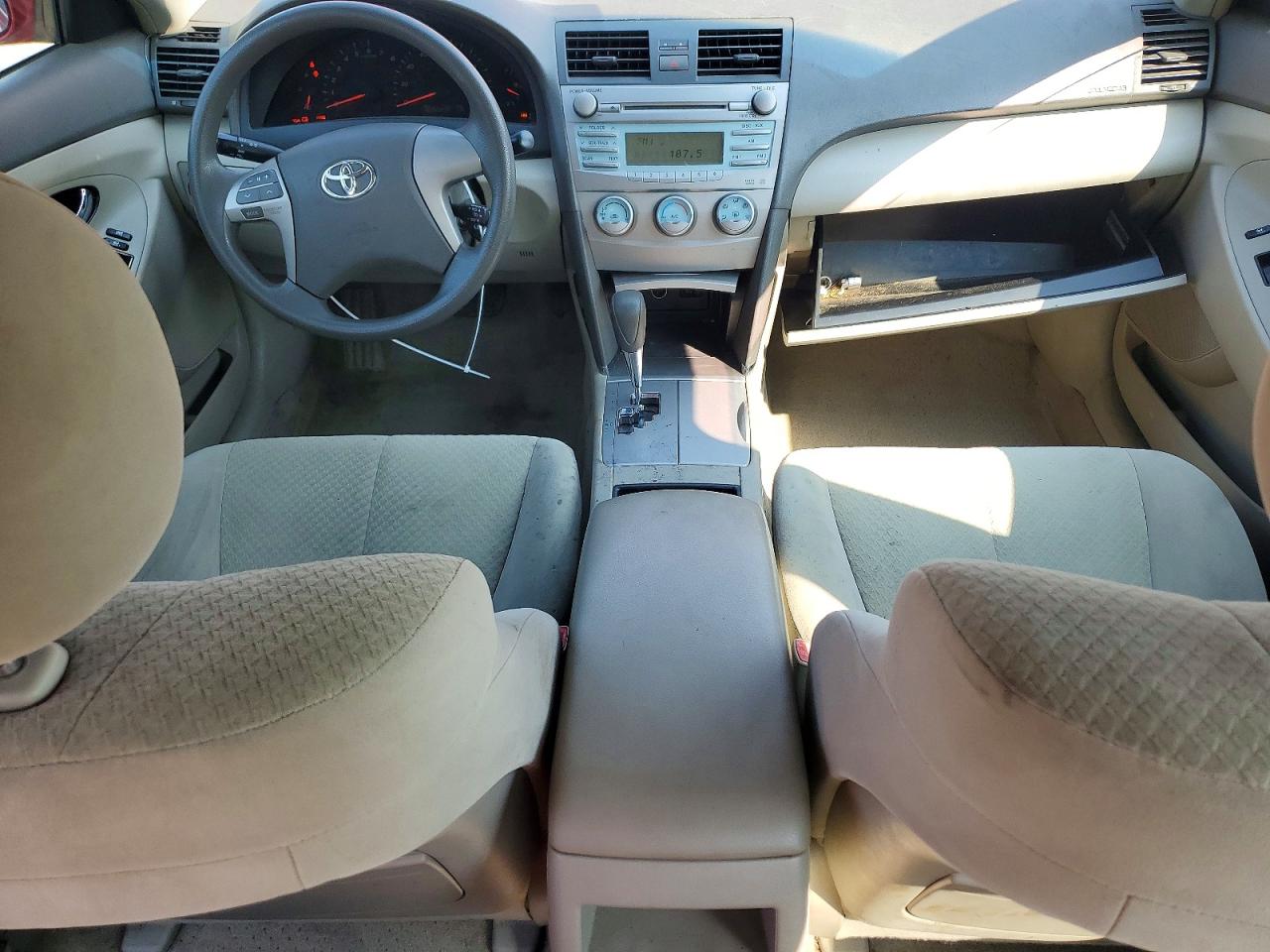2007 Toyota Camry Le V6 Red vin: 4T1BK46K37U009423