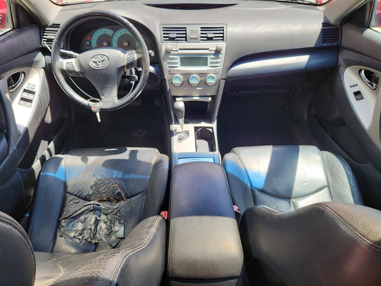 2007 Toyota Camry Se V6 Red vin: 4T1BK46K37U020700
