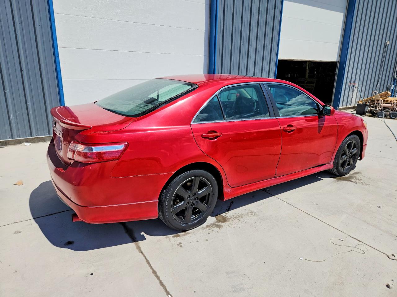 2007 Toyota Camry Se V6 Red vin: 4T1BK46K37U020700