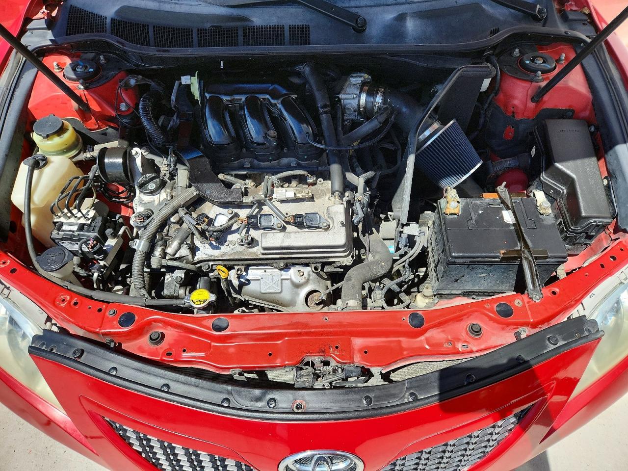 2007 Toyota Camry Se V6 Red vin: 4T1BK46K37U020700