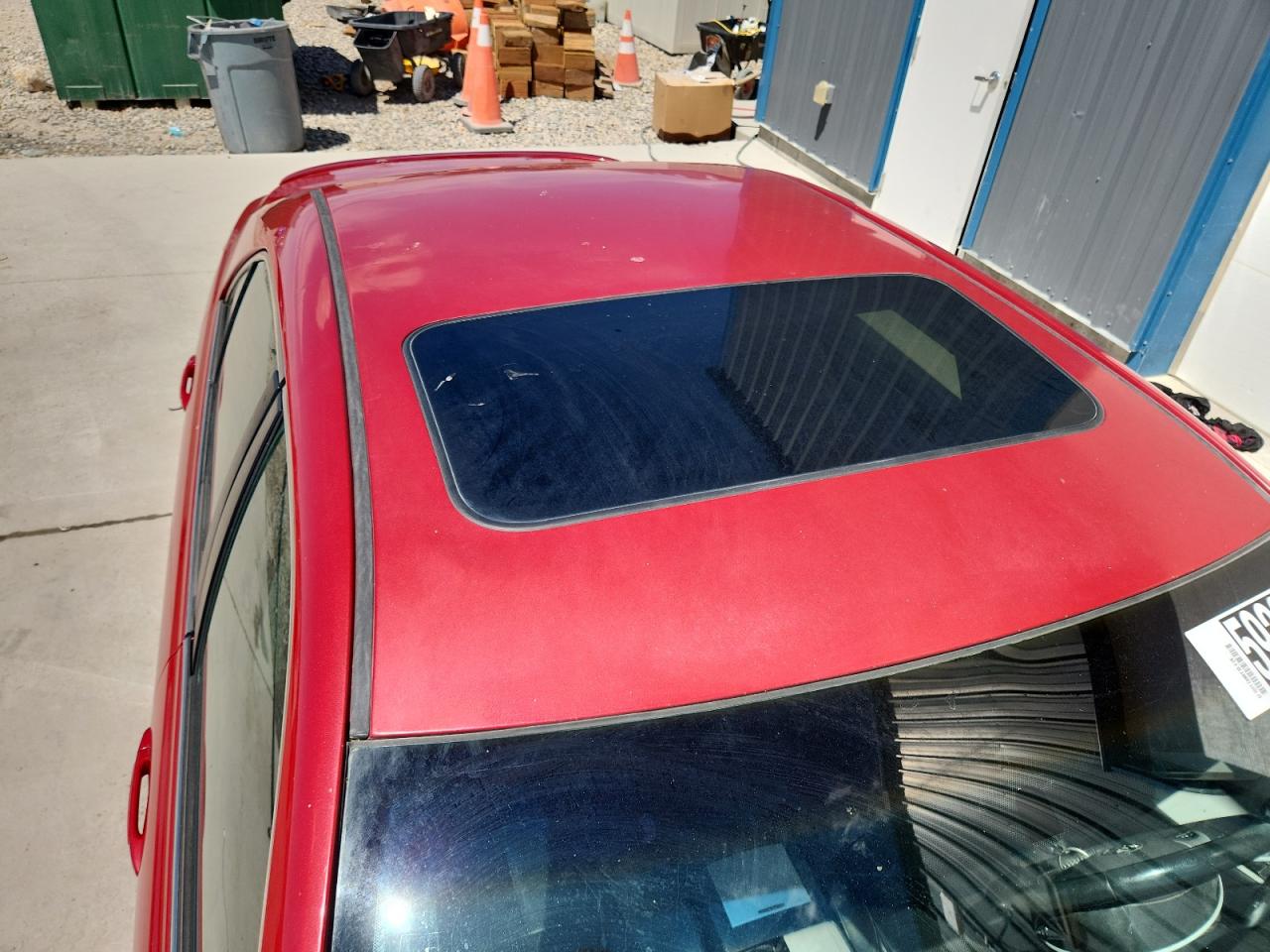2007 Toyota Camry Se V6 Red vin: 4T1BK46K37U020700 Damage: Roof, Oxidized, > 12 Inches
