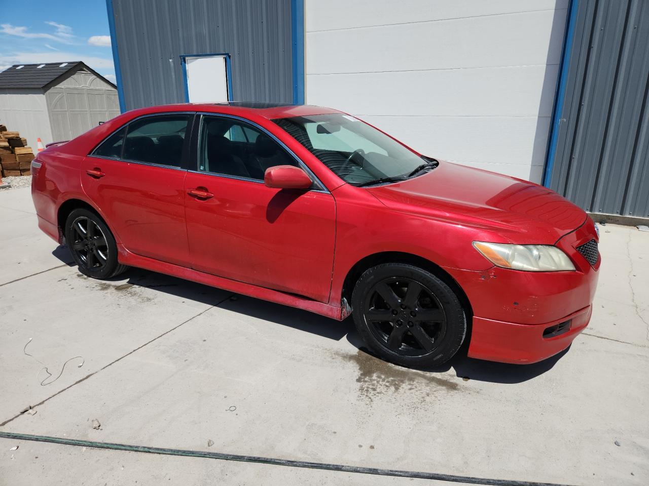 2007 Toyota Camry Se V6 Red vin: 4T1BK46K37U020700 Damage: Front Bumper/Cover, Scraped, 9 To 10 Inches