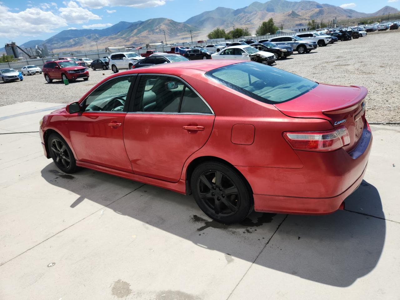 2007 Toyota Camry Se V6 Red vin: 4T1BK46K37U020700 Damage: Left Rear Door, Dent(S) W/ Paint Dmg, > 12 Inches