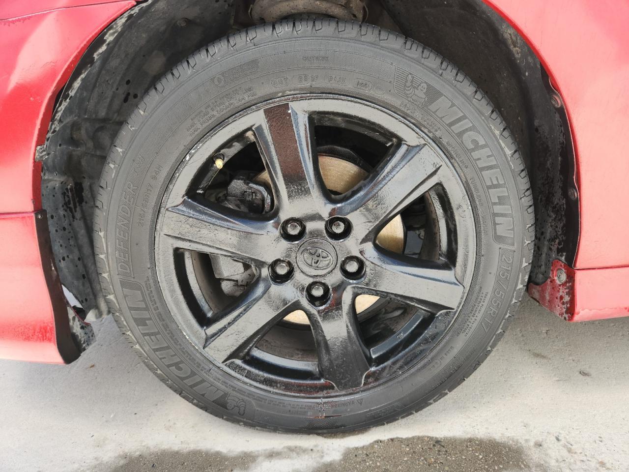 2007 Toyota Camry Se V6 Red vin: 4T1BK46K37U020700 Damage: Left Front Wheel, Previous Repair, Substandard Repair
