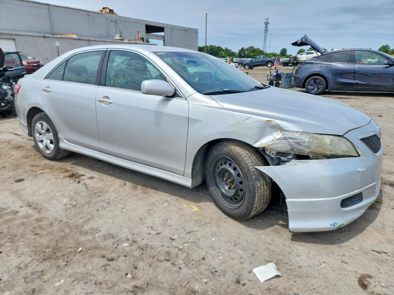 2007 Toyota Camry Se V6 Gray vin: 4T1BK46K37U022138