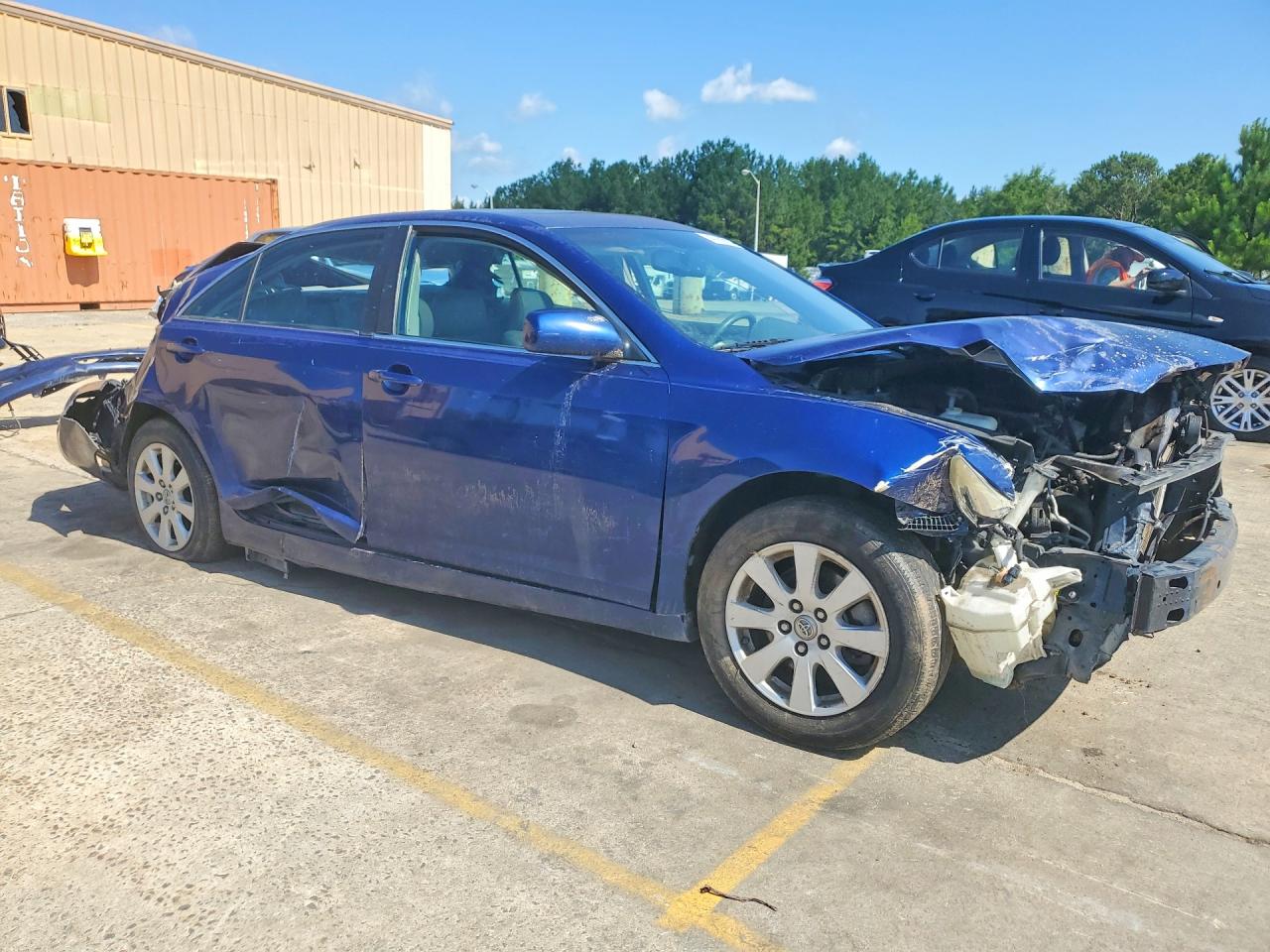 2007 Toyota Camry Xle V6 Blue vin: 4T1BK46K37U026691