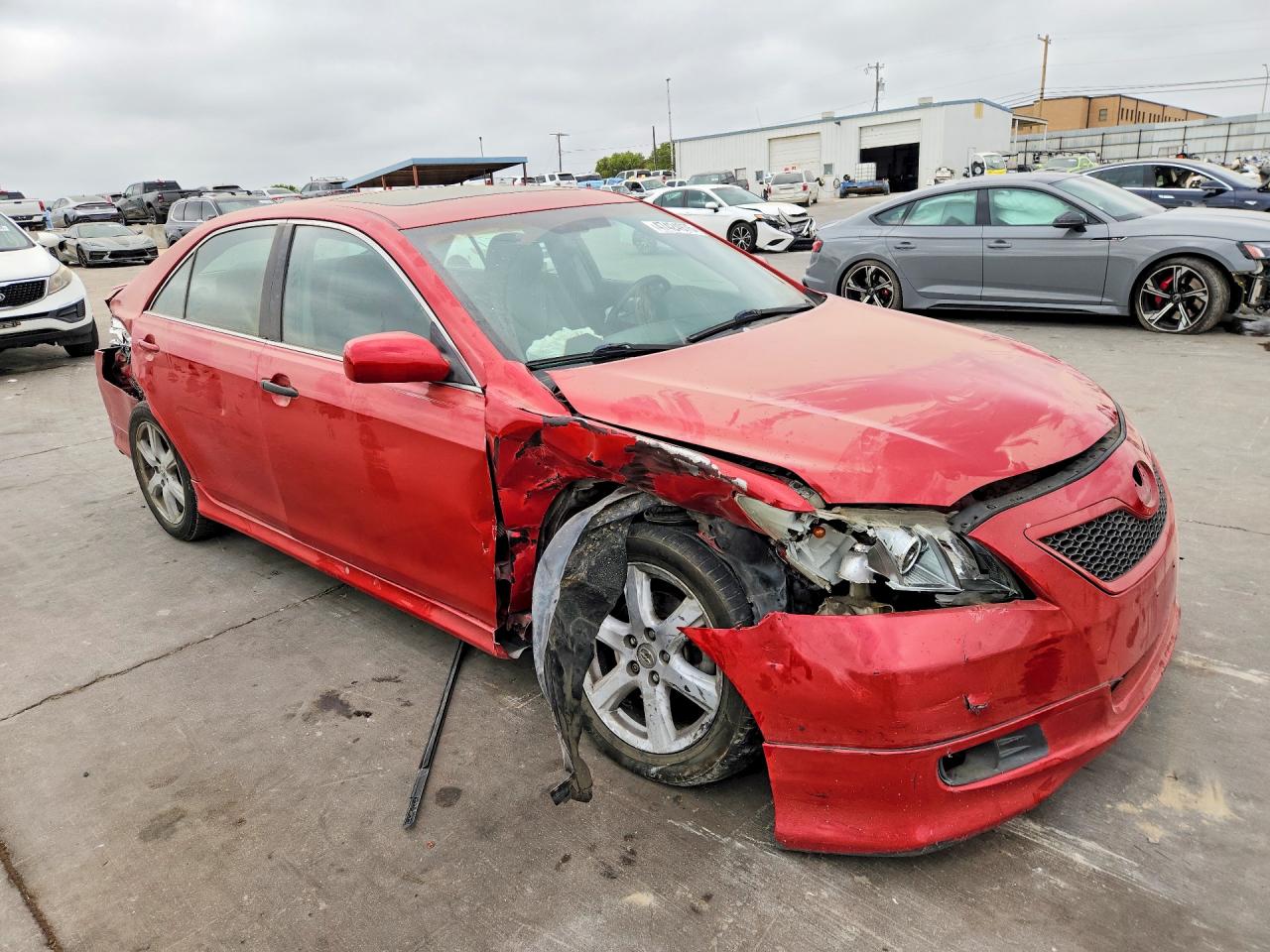 2007 Toyota Camry Se V6 Красный vin: 4T1BK46K37U031602