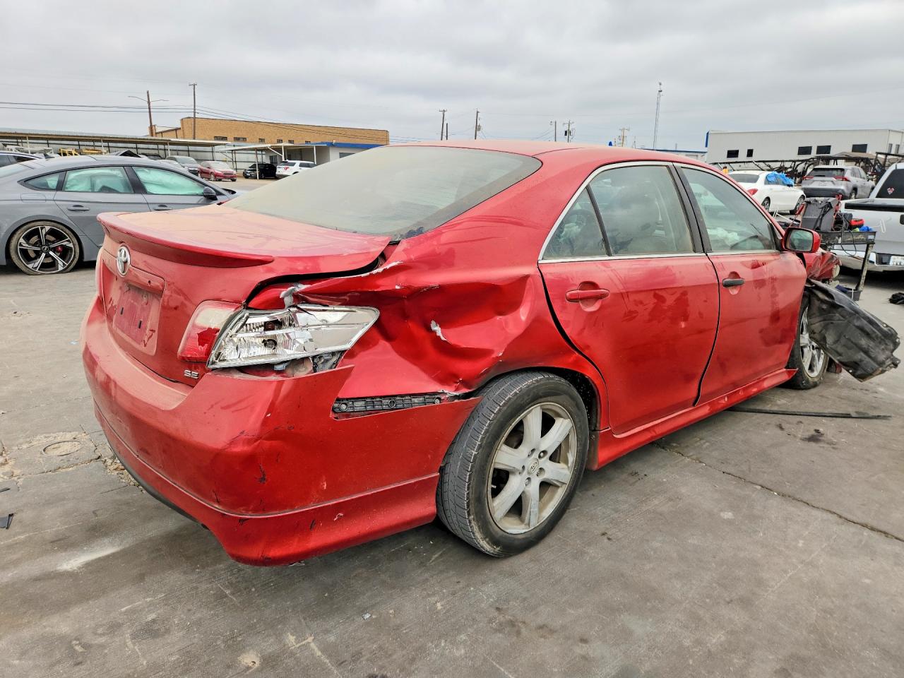 2007 Toyota Camry Se V6 Красный vin: 4T1BK46K37U031602
