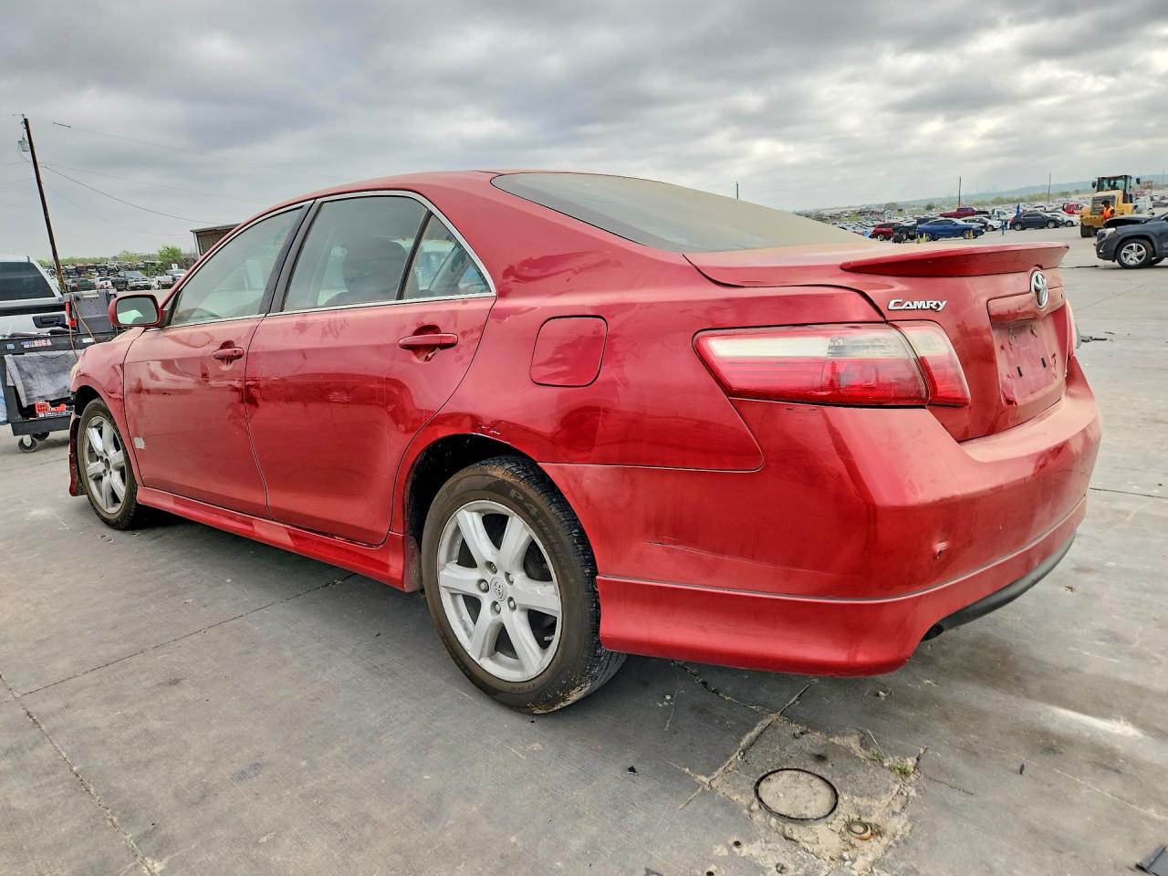 2007 Toyota Camry Se V6 Красный vin: 4T1BK46K37U031602