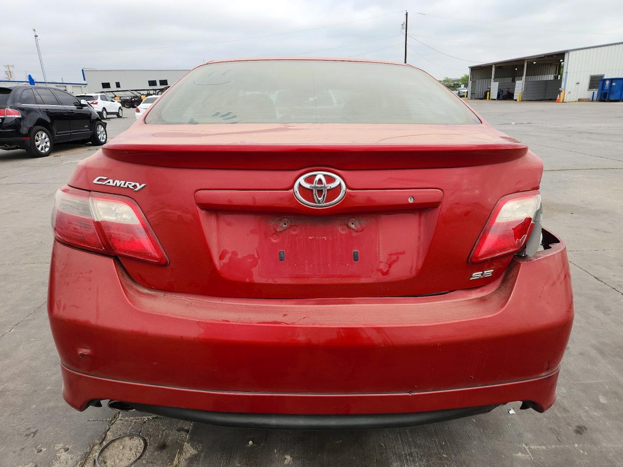 2007 Toyota Camry Se V6 Красный vin: 4T1BK46K37U031602