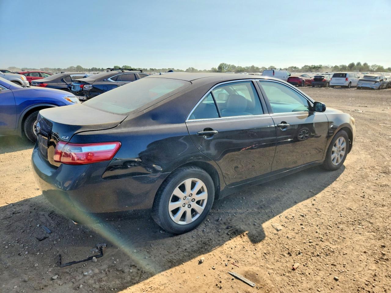 2007 Toyota Camry Xle V6 Black vin: 4T1BK46K37U034869