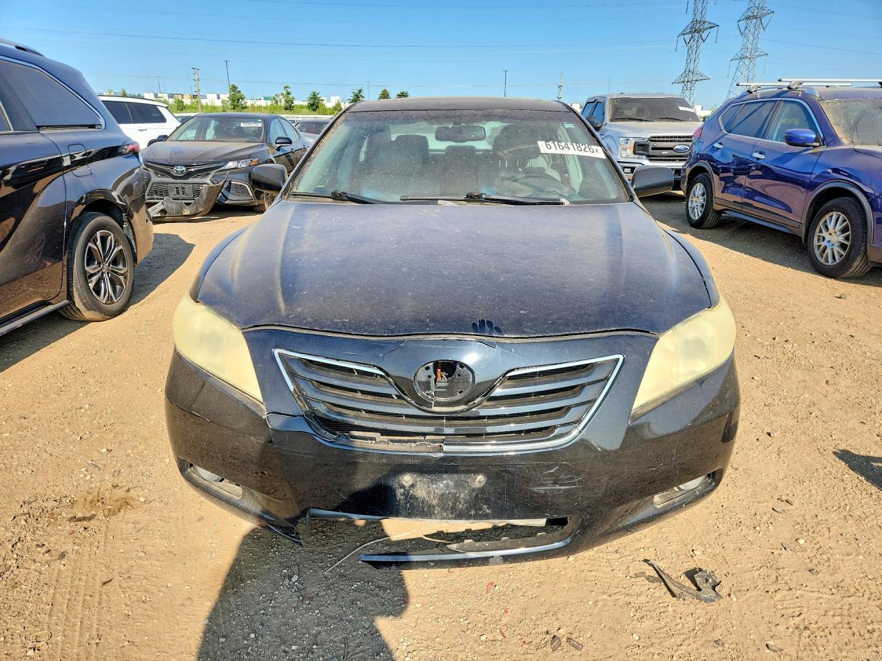 2007 Toyota Camry Xle V6 Black vin: 4T1BK46K37U034869