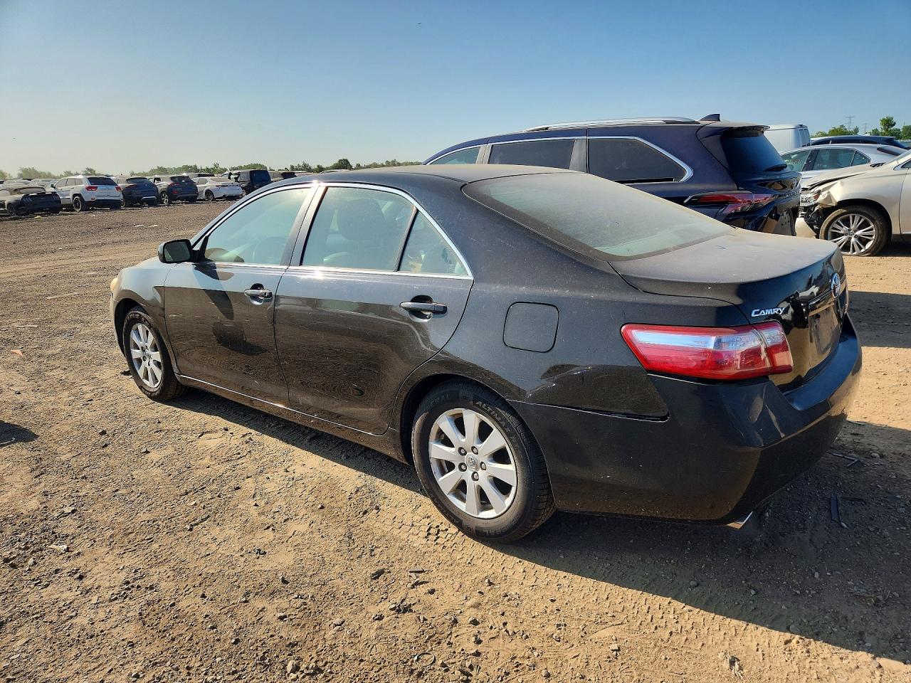 2007 Toyota Camry Xle V6 Black vin: 4T1BK46K37U034869