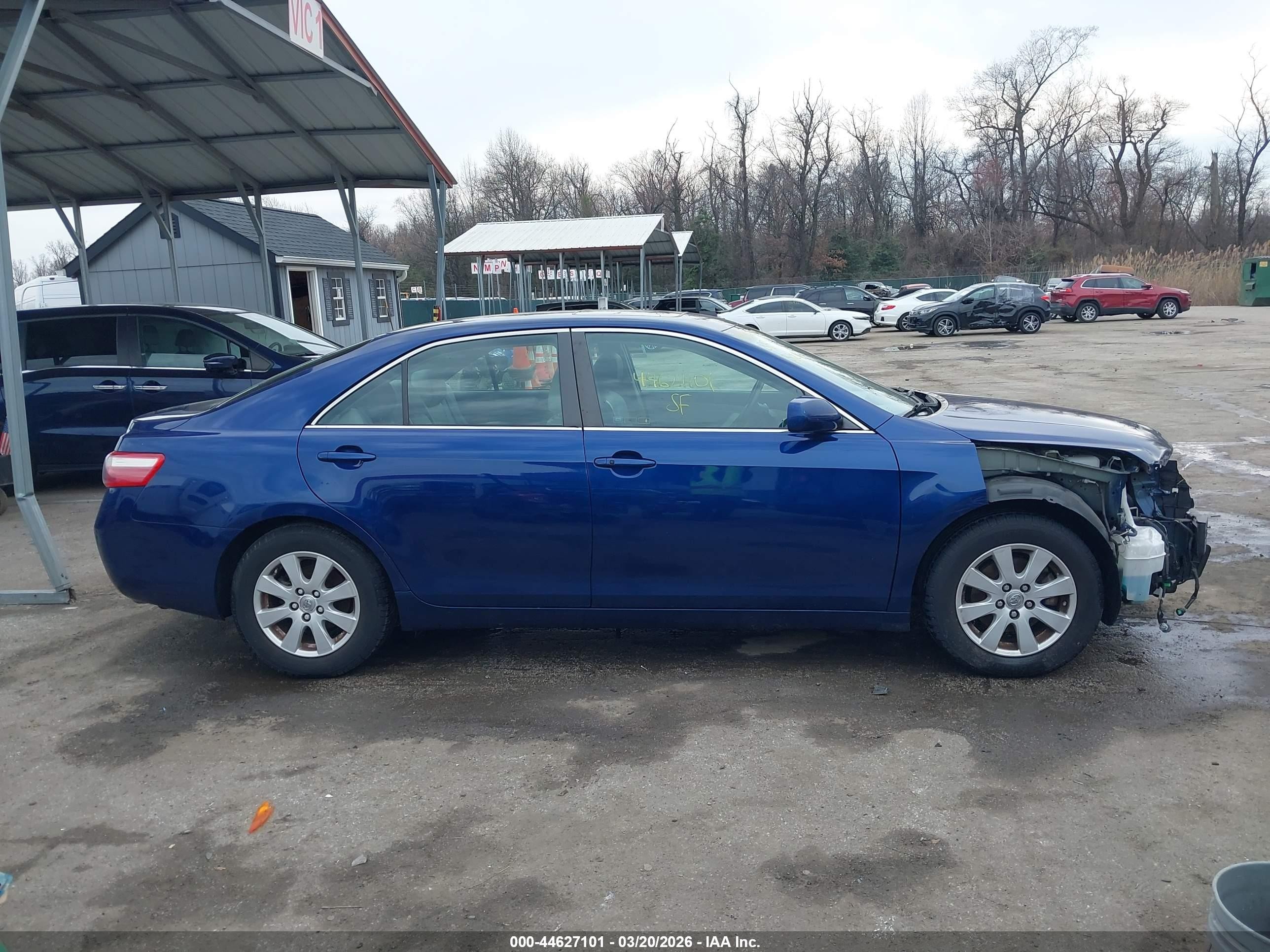 2007 Toyota Camry Xle V6 Синий vin: 4T1BK46K37U052479