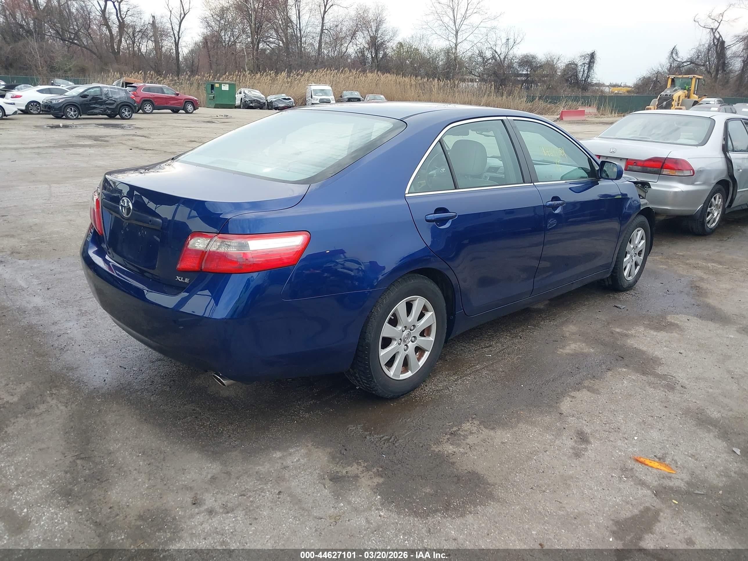 2007 Toyota Camry Xle V6 Синий vin: 4T1BK46K37U052479
