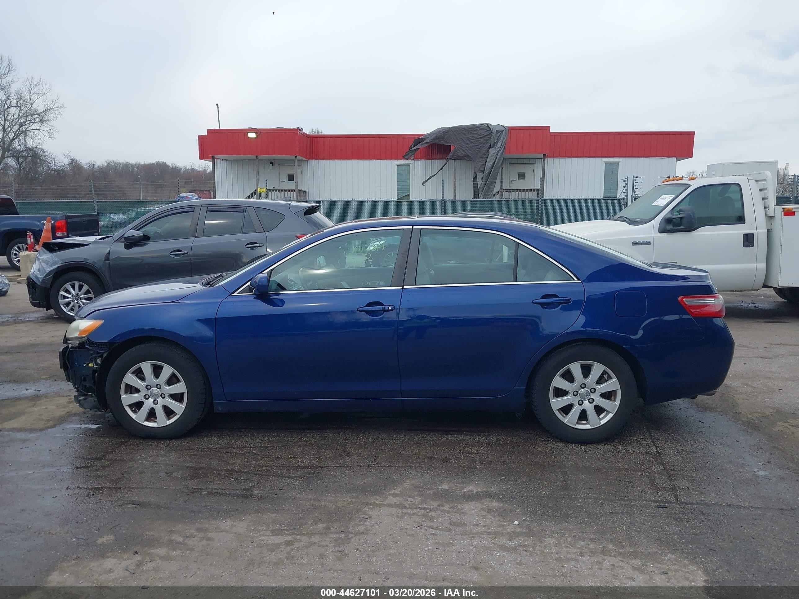 2007 Toyota Camry Xle V6 Синий vin: 4T1BK46K37U052479