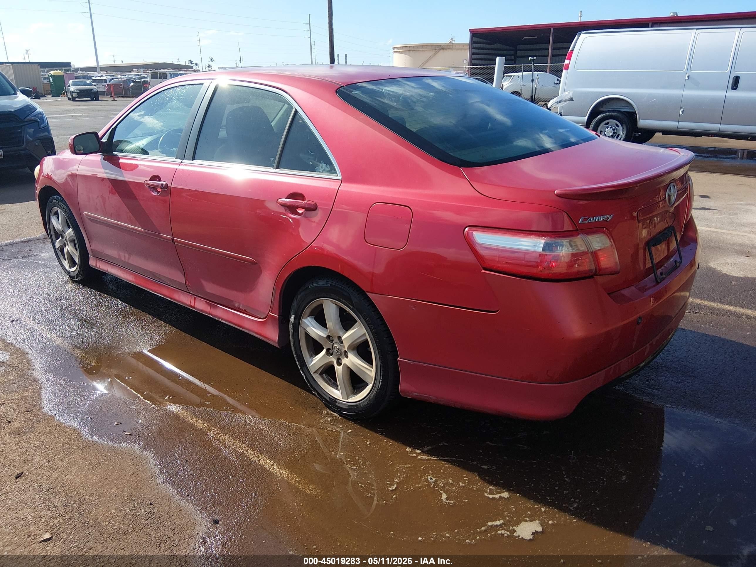 2007 Toyota Camry Le V6/se V6/xle V6 Red vin: 4T1BK46K37U054149