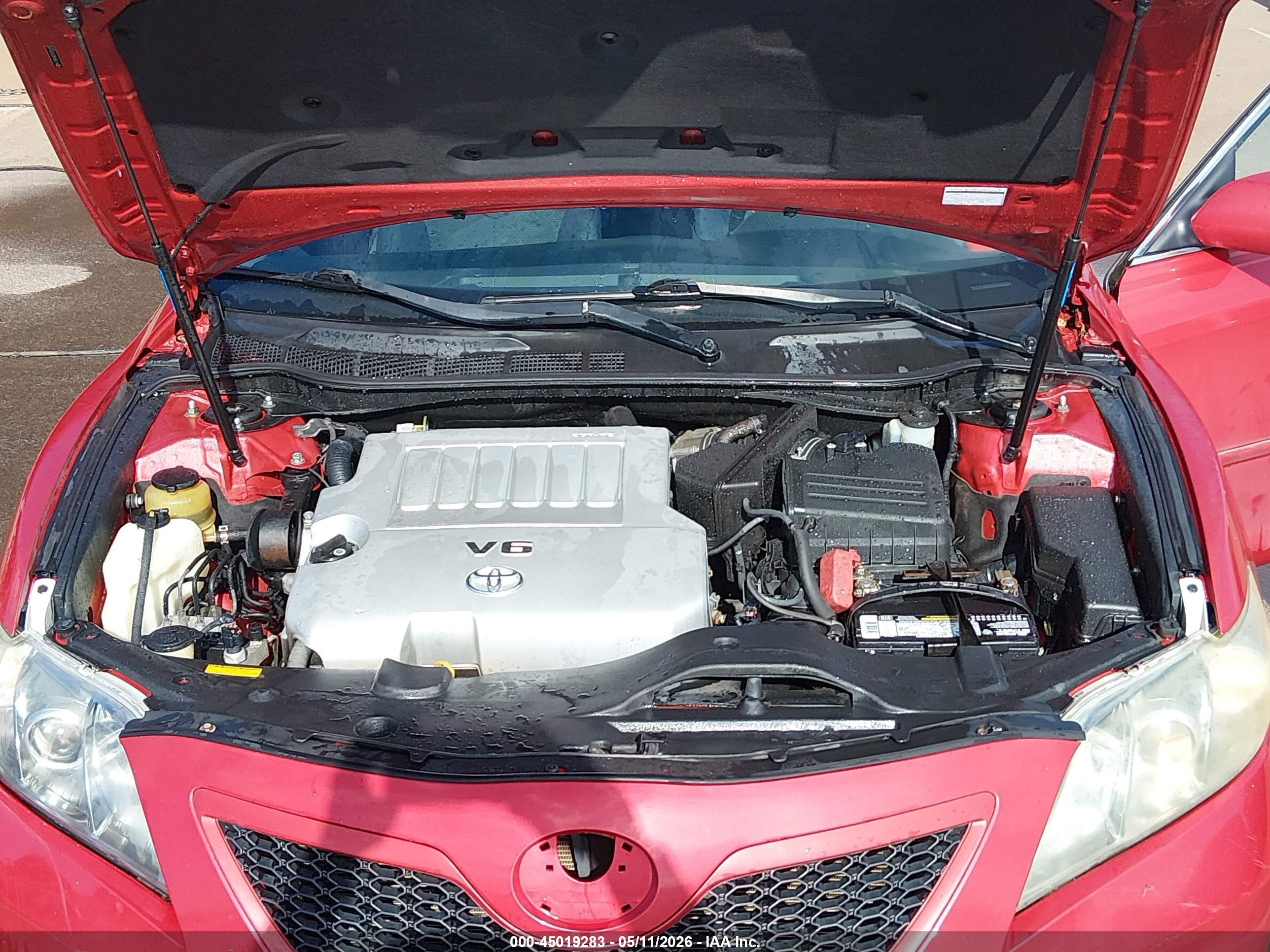 2007 Toyota Camry Le V6/se V6/xle V6 Red vin: 4T1BK46K37U054149
