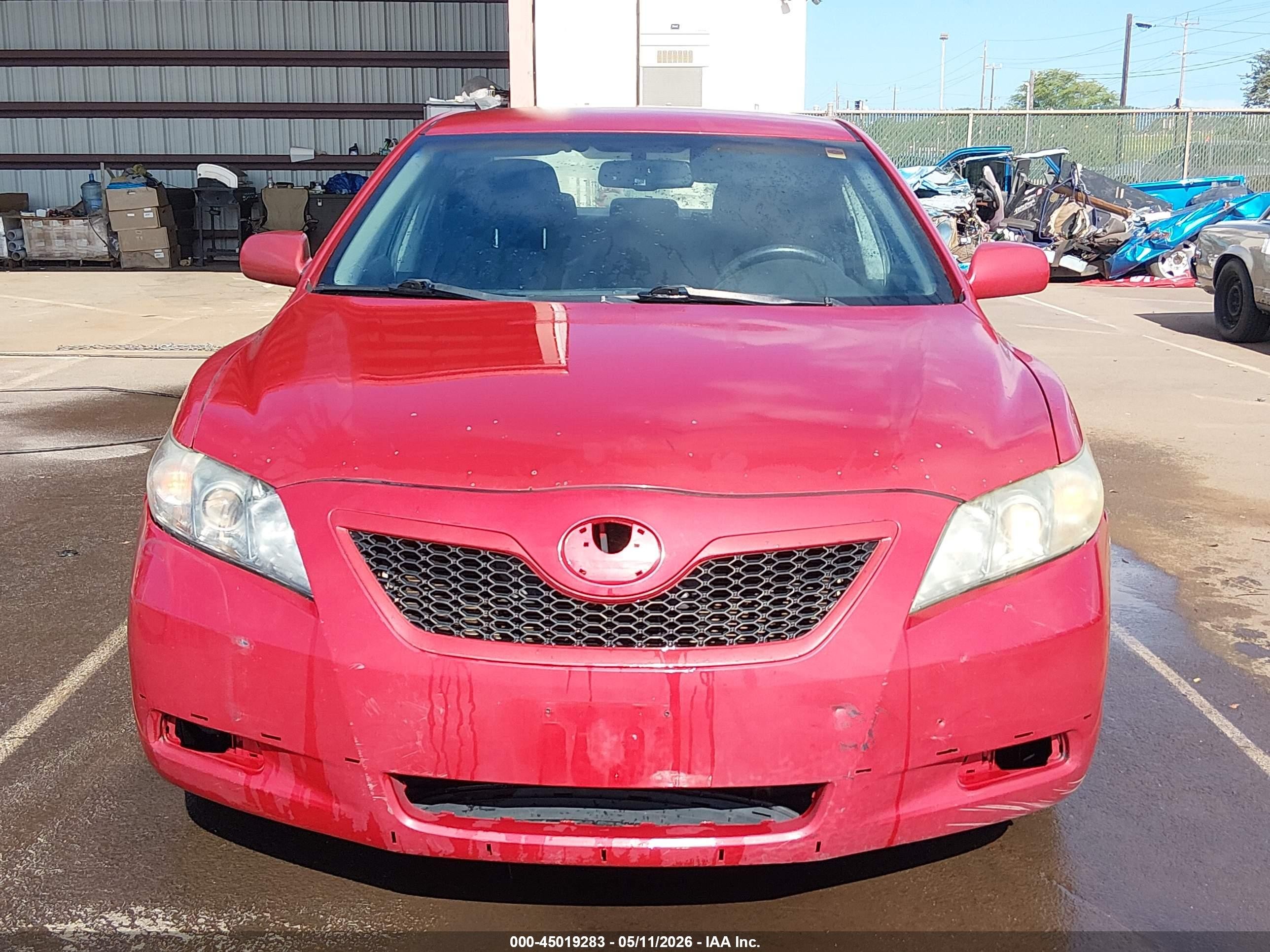 2007 Toyota Camry Le V6/se V6/xle V6 Red vin: 4T1BK46K37U054149