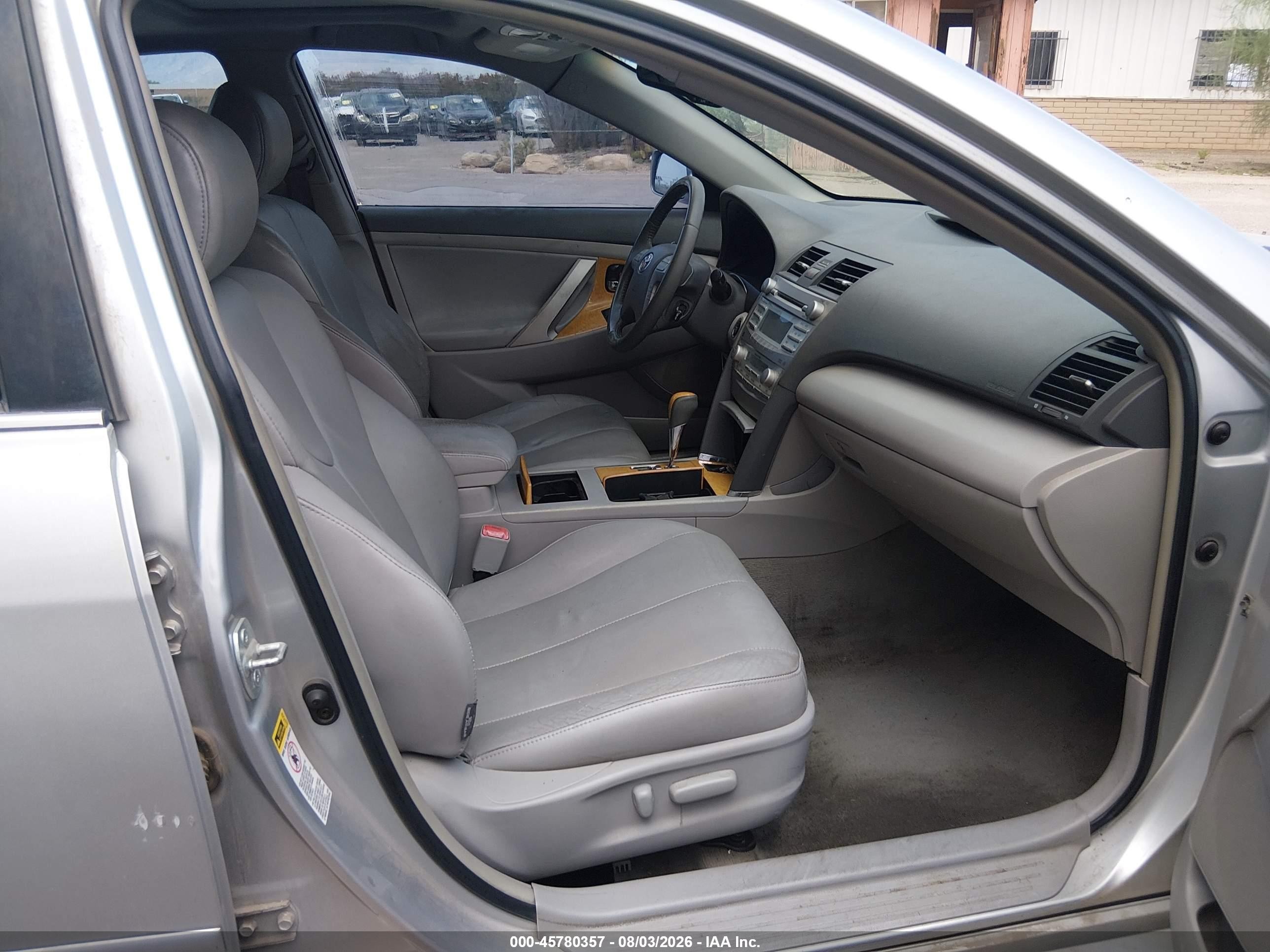 2007 Toyota Camry Xle V6 Silver vin: 4T1BK46K37U507153