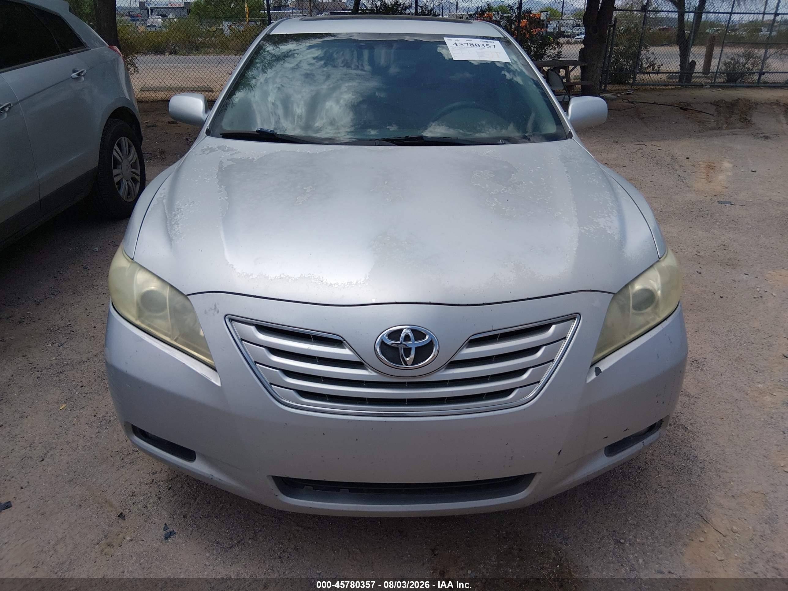 2007 Toyota Camry Xle V6 Silver vin: 4T1BK46K37U507153