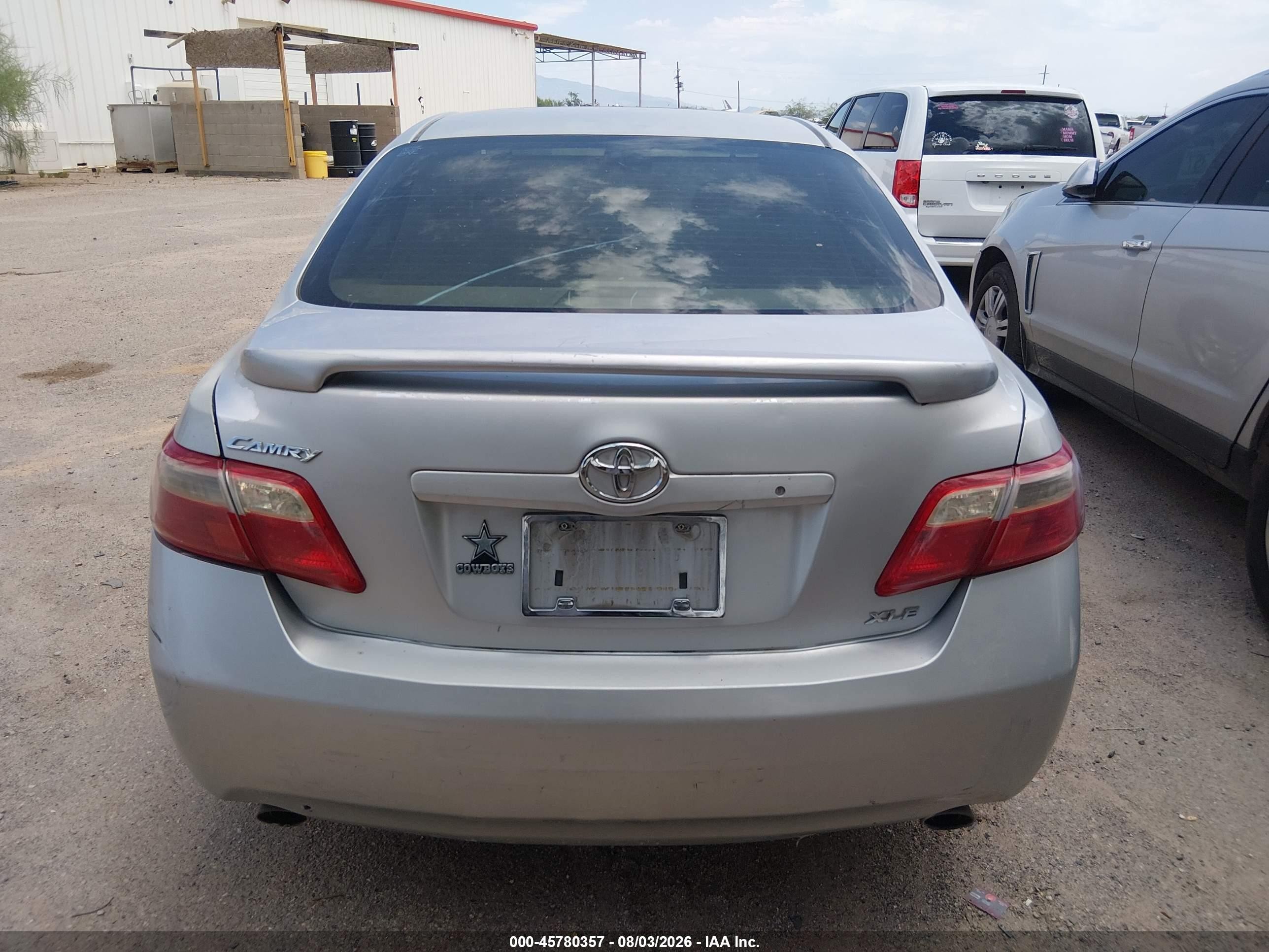 2007 Toyota Camry Xle V6 Silver vin: 4T1BK46K37U507153