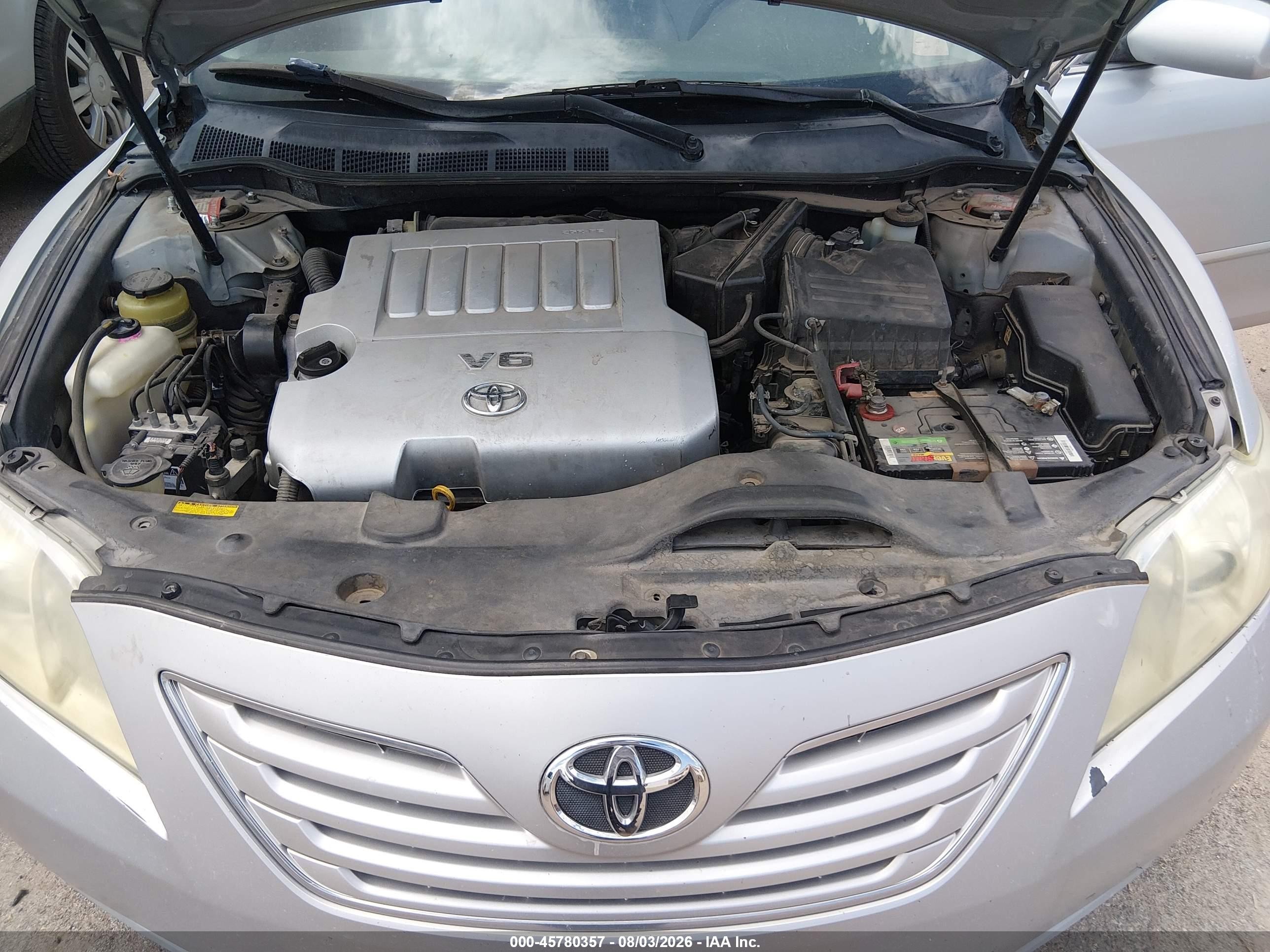 2007 Toyota Camry Xle V6 Silver vin: 4T1BK46K37U507153