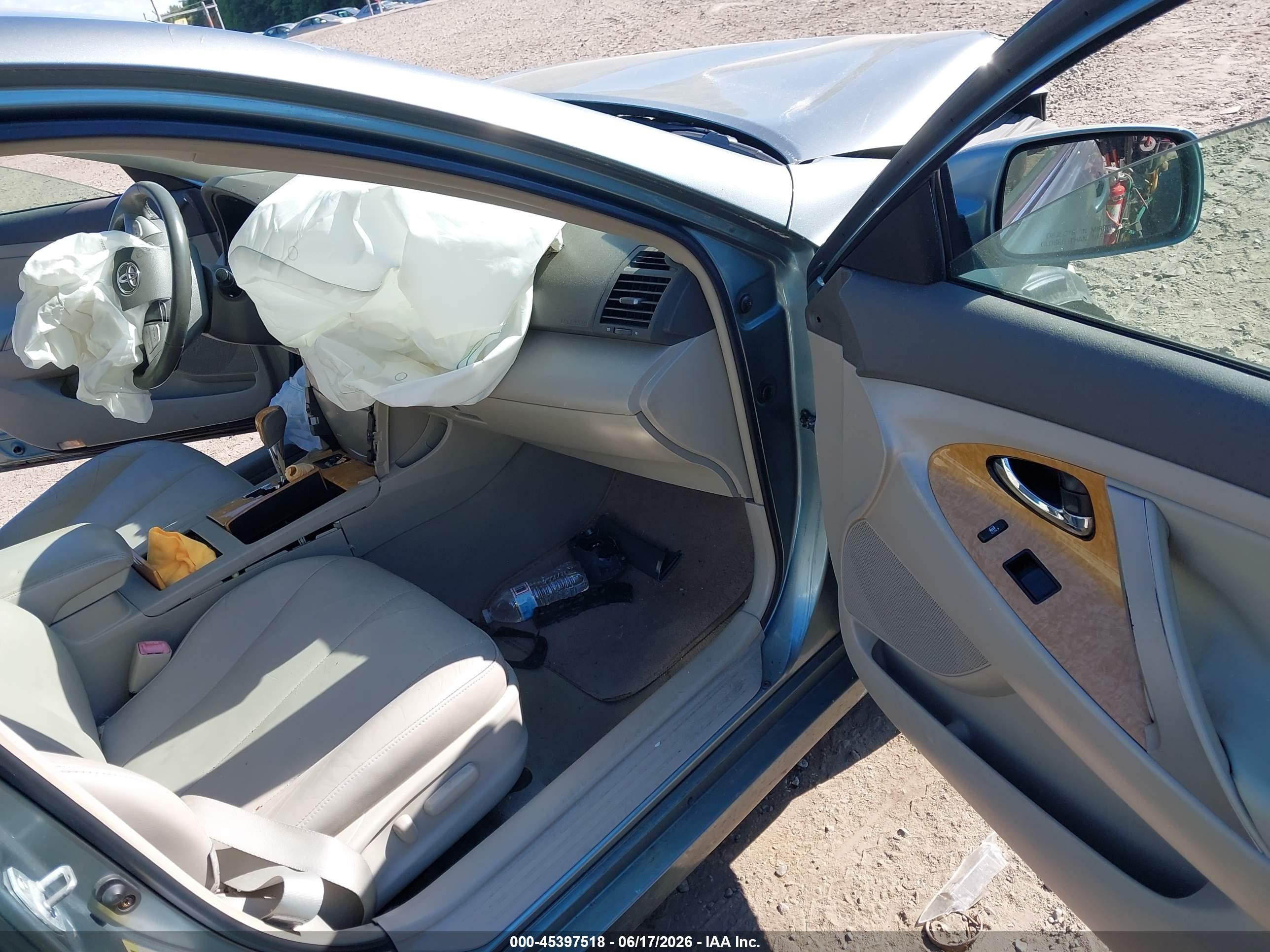 2007 Toyota Camry Xle V6 Green vin: 4T1BK46K37U509212