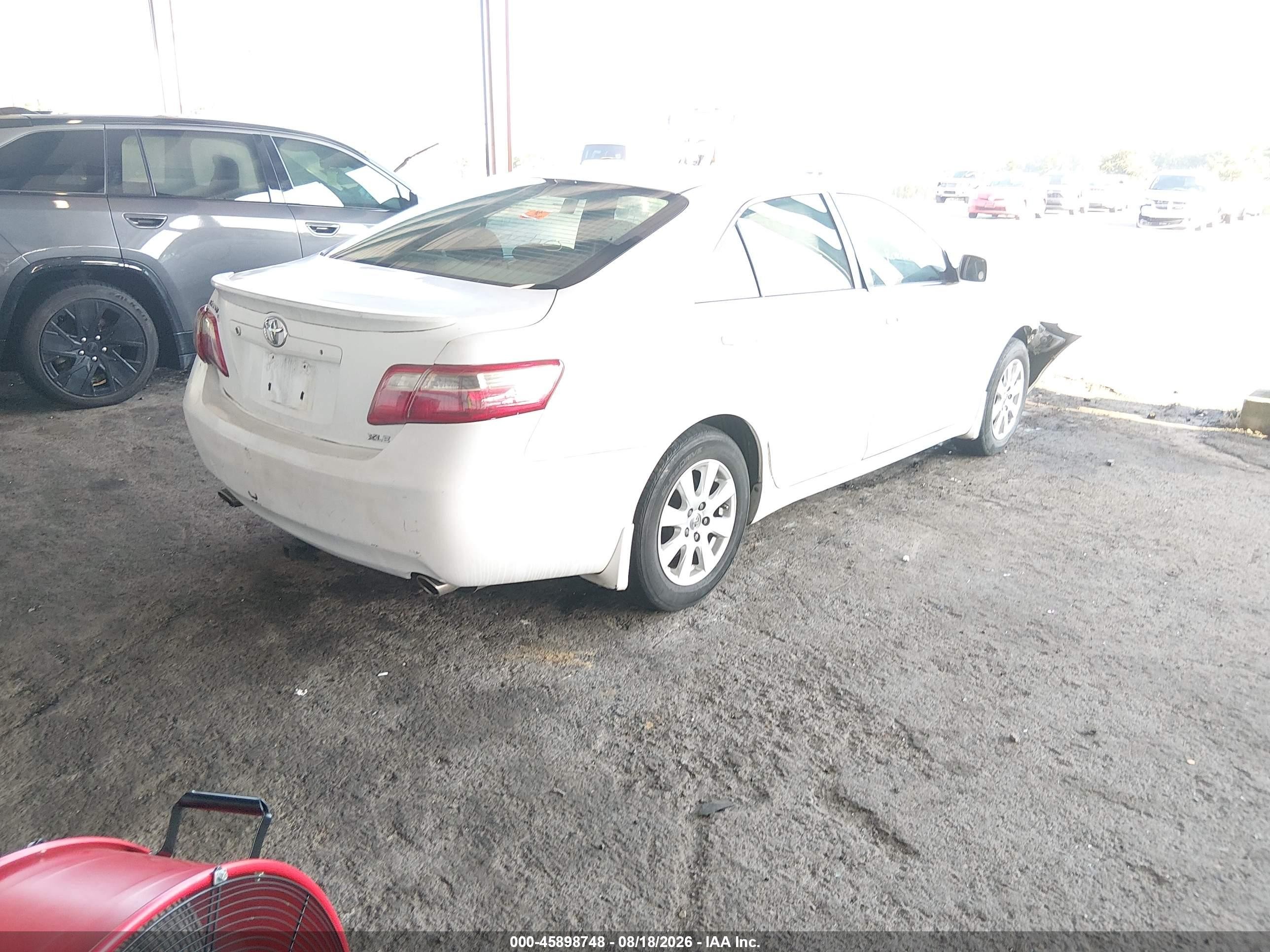 2007 Toyota Camry Xle V6 White vin: 4T1BK46K37U514913