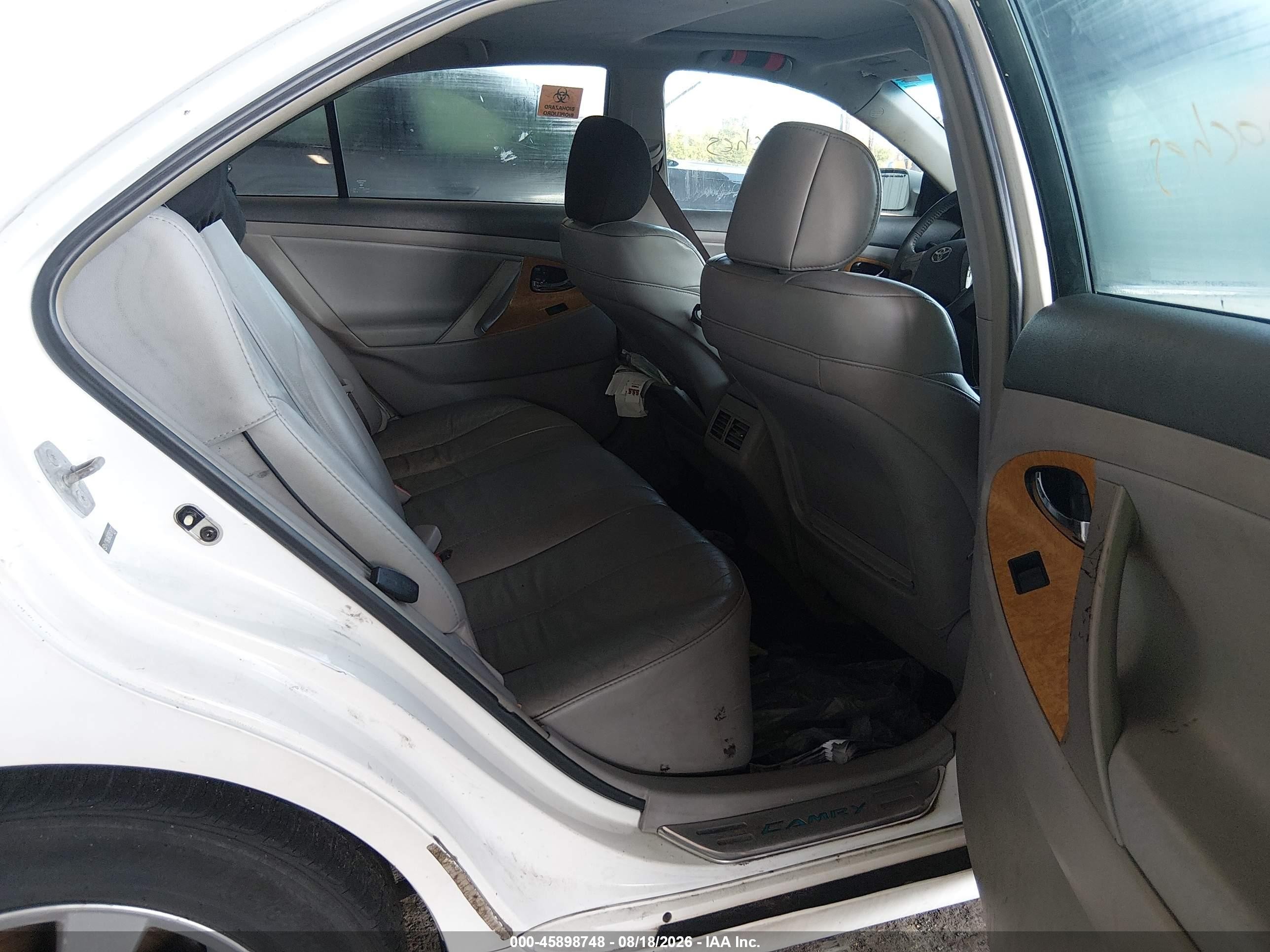 2007 Toyota Camry Xle V6 White vin: 4T1BK46K37U514913