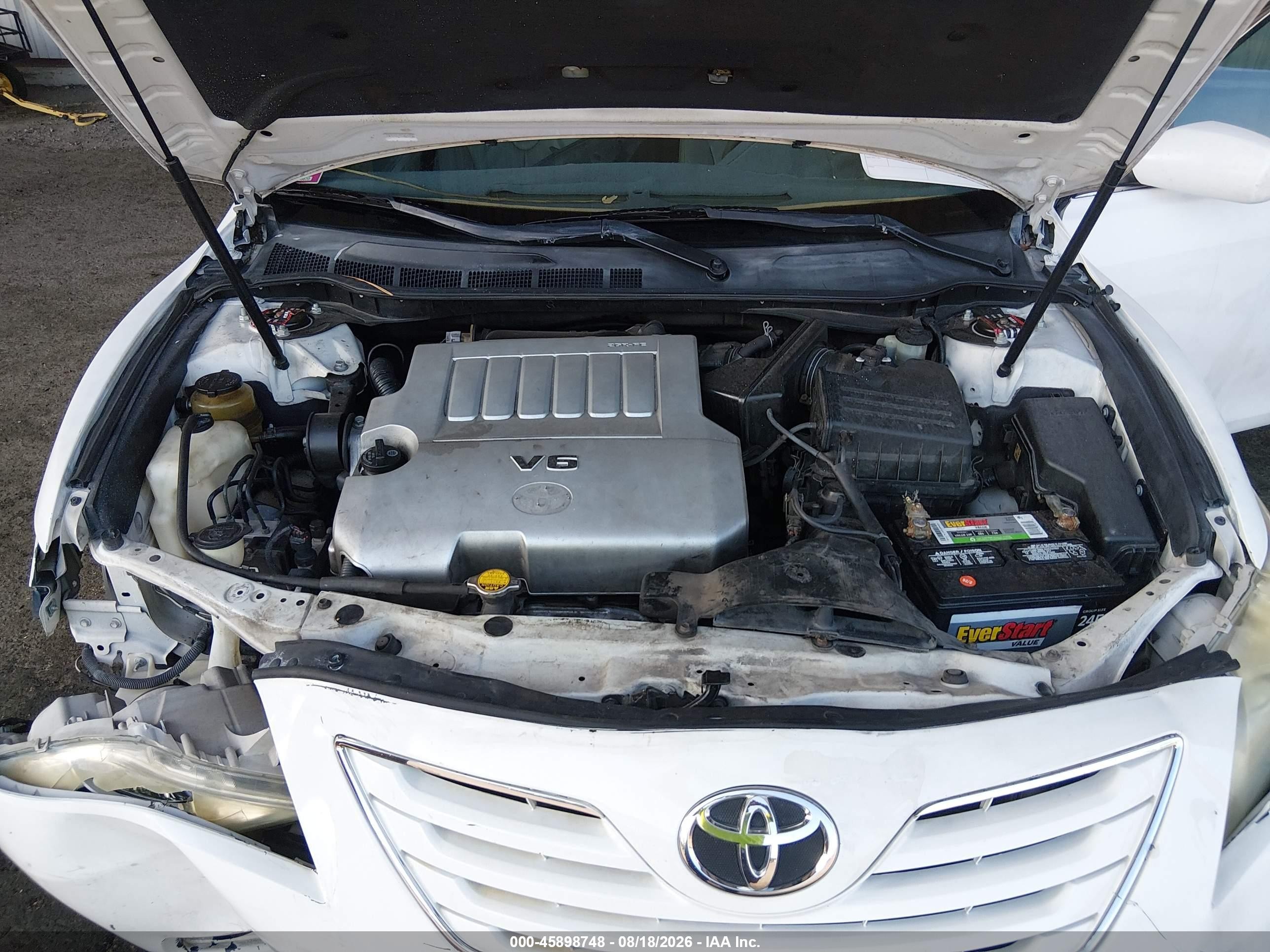 2007 Toyota Camry Xle V6 White vin: 4T1BK46K37U514913