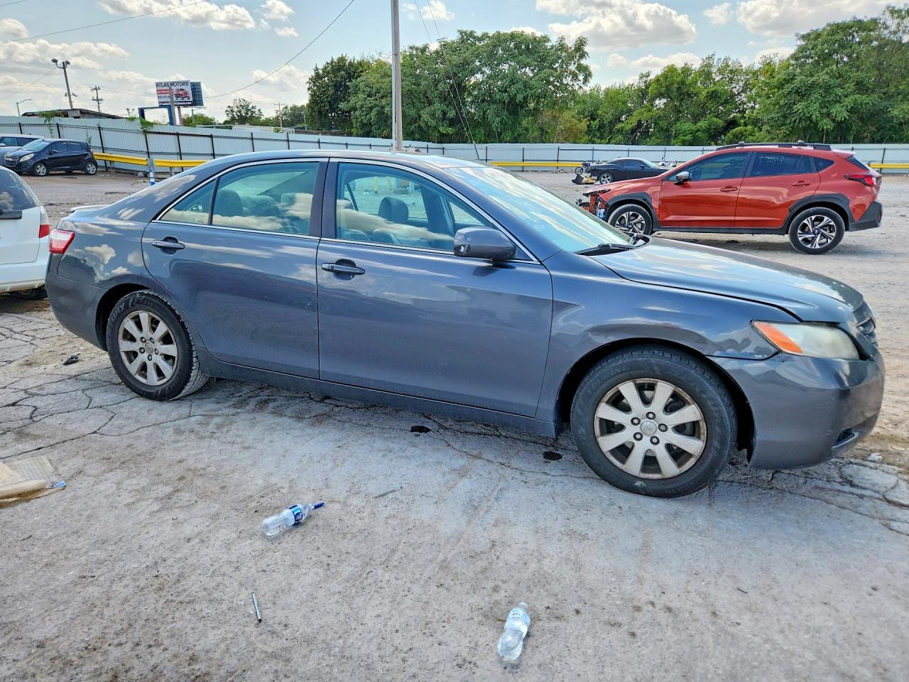 2007 Toyota Camry Xle V6 Charcoal vin: 4T1BK46K37U517519