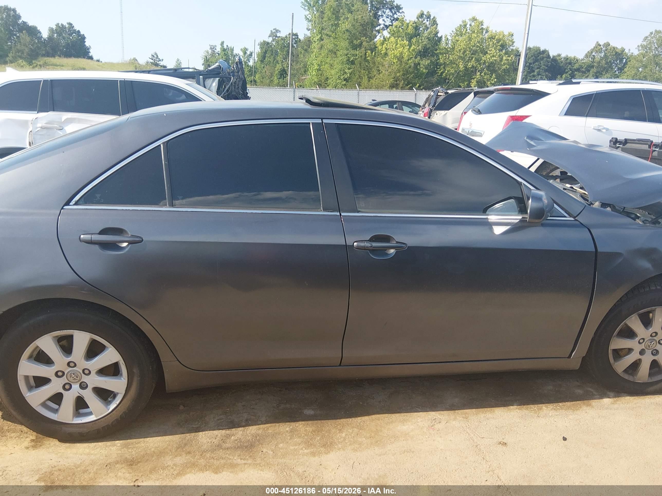 2007 Toyota Camry Xle V6 Gray vin: 4T1BK46K37U522977