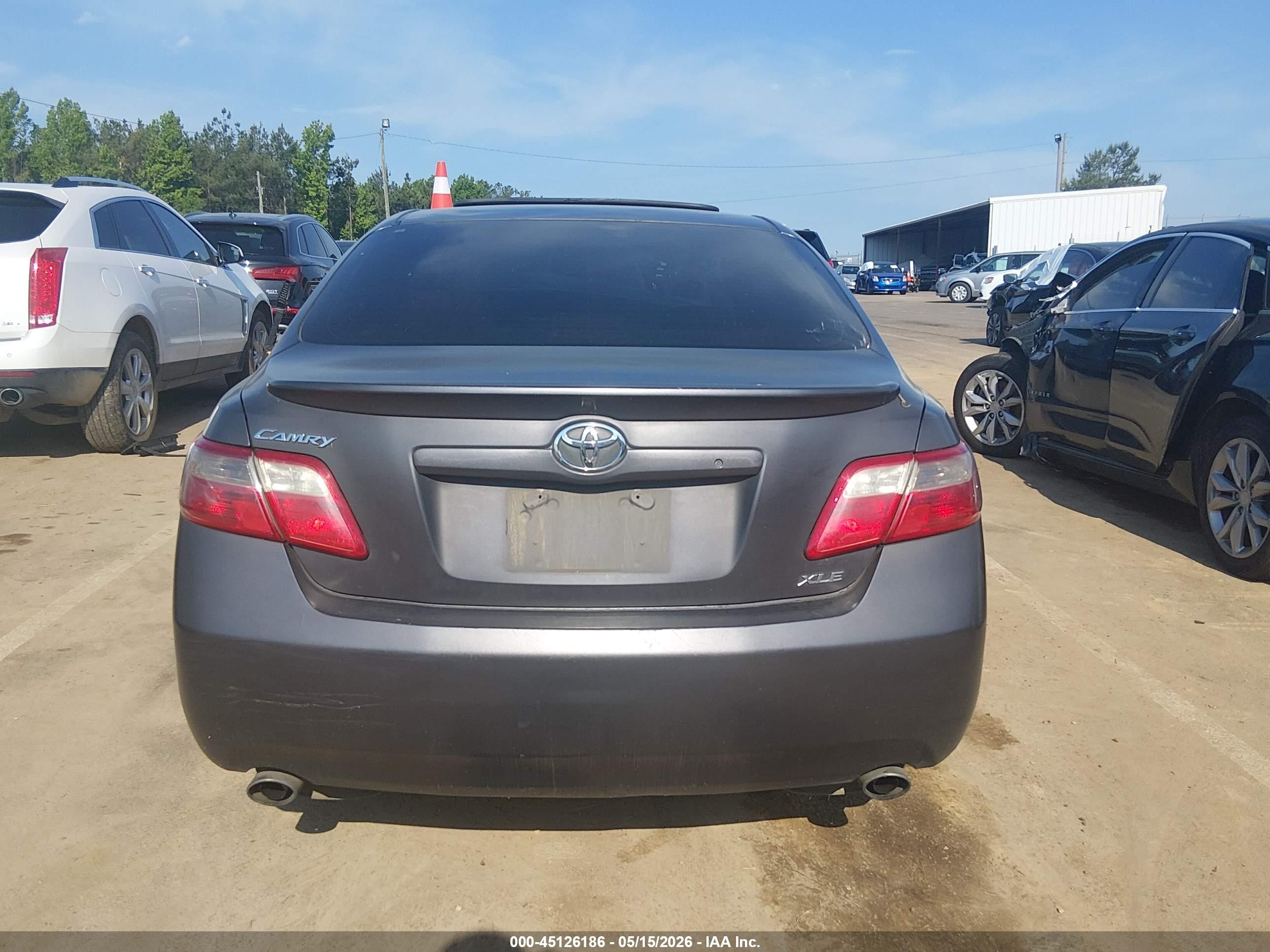 2007 Toyota Camry Xle V6 Gray vin: 4T1BK46K37U522977