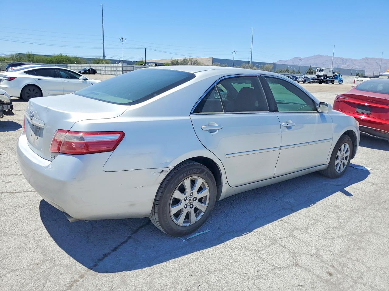 2007 Toyota Camry Xle V6 Silver vin: 4T1BK46K37U525572