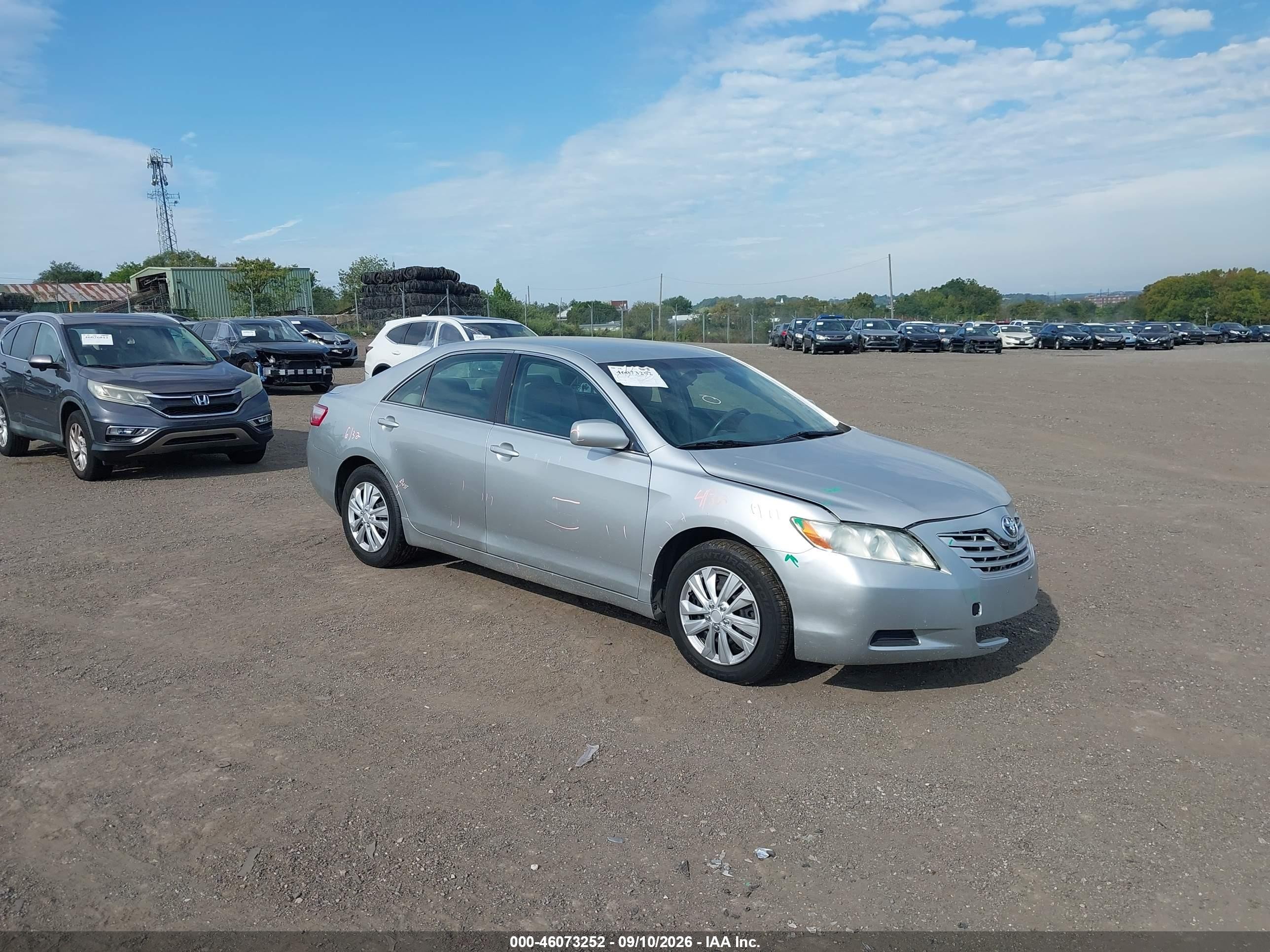 2007 Toyota Camry Le V6 Silver vin: 4T1BK46K37U531579