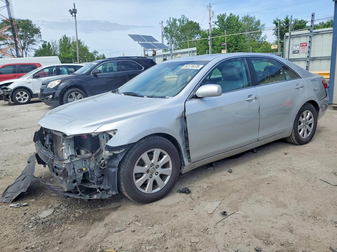 2007 Toyota Camry Xle V6 Silver vin: 4T1BK46K37U542243