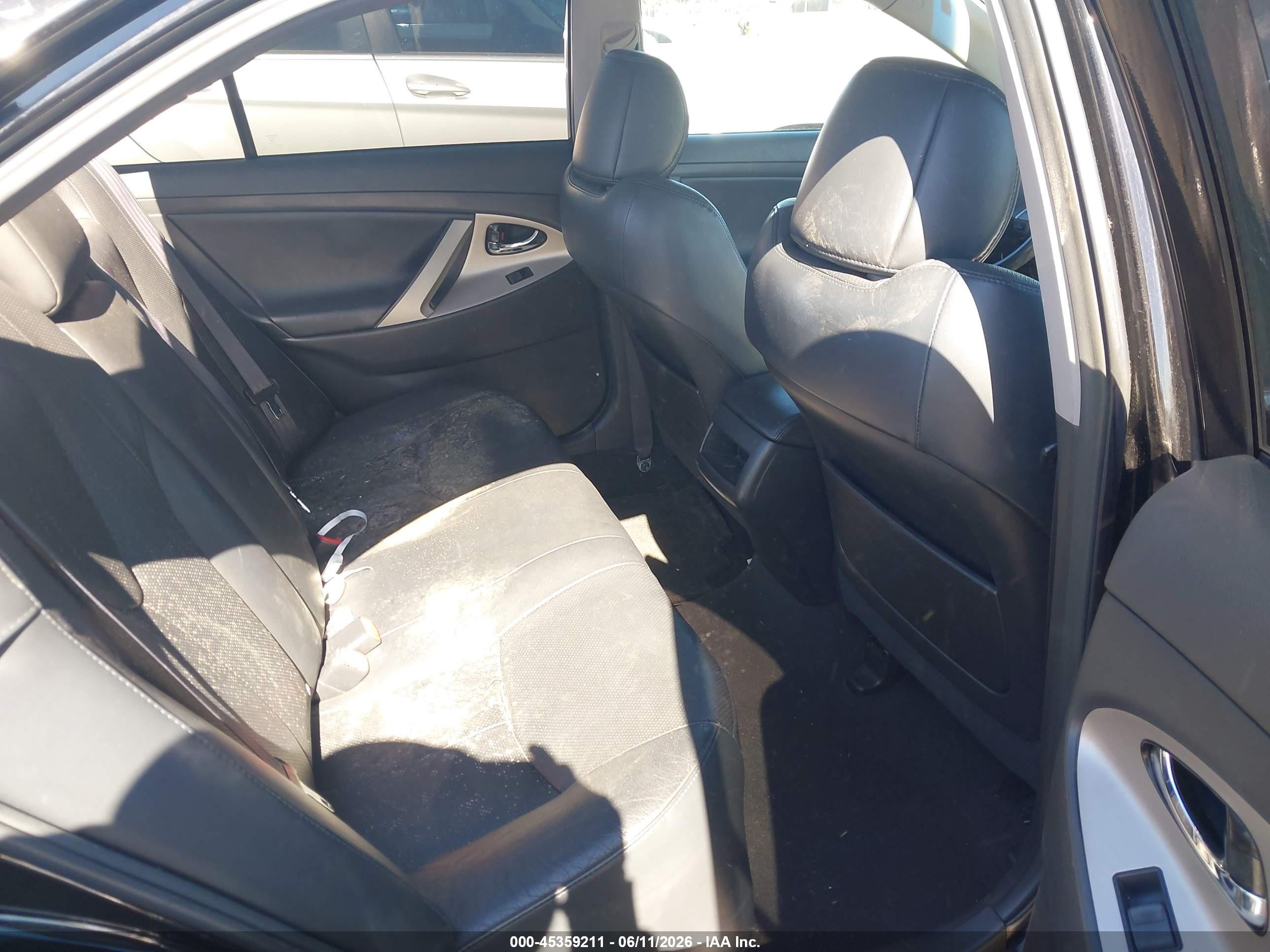 2007 Toyota Camry Se V6 Black vin: 4T1BK46K37U552920