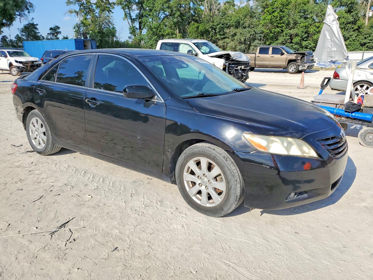 2008 Toyota Camry Xle V6 Black vin: 4T1BK46K38U058736