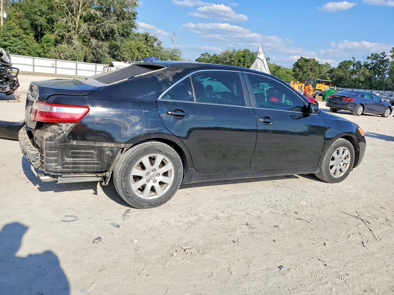 2008 Toyota Camry Xle V6 Black vin: 4T1BK46K38U058736