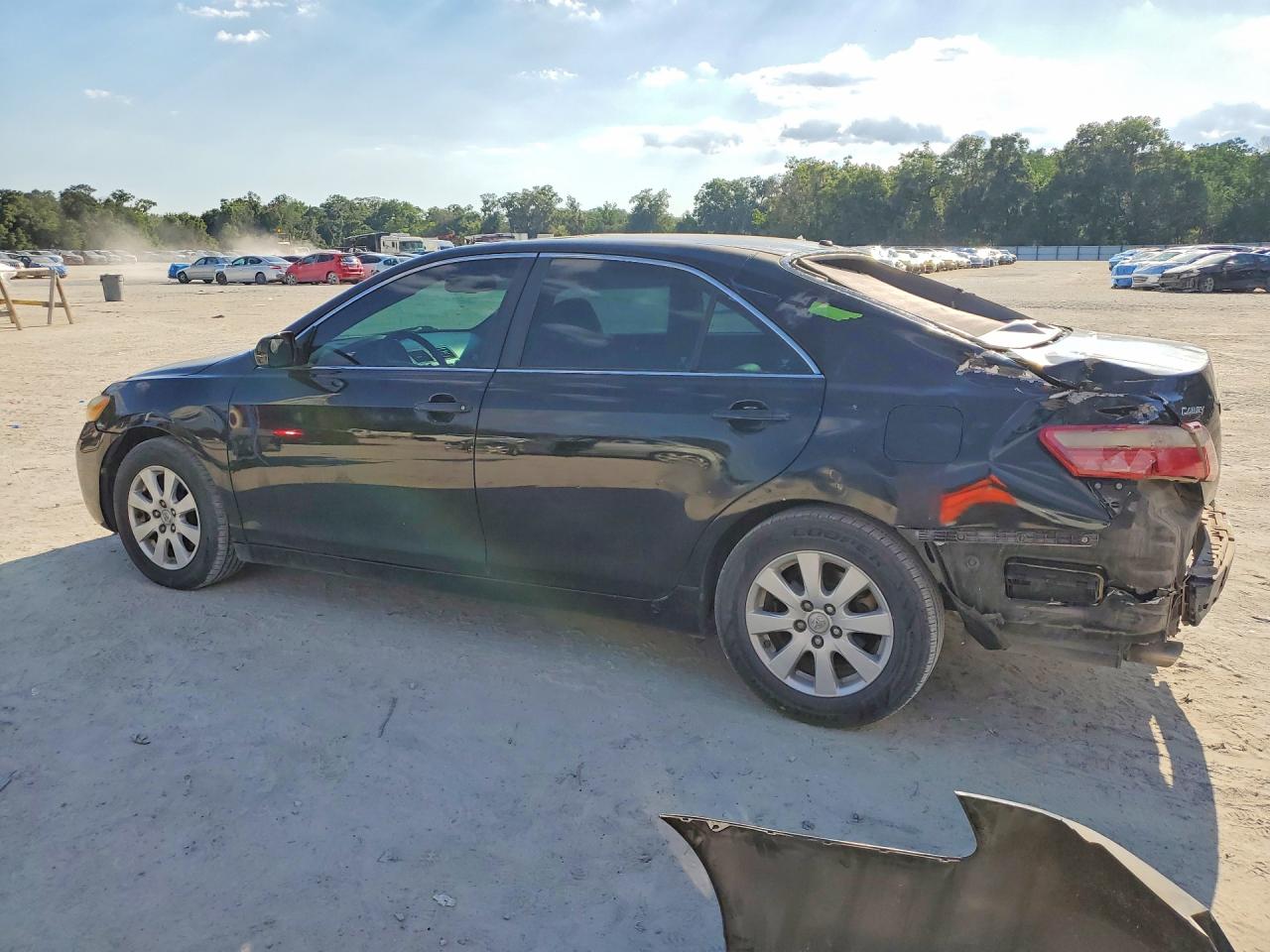 2008 Toyota Camry Xle V6 Black vin: 4T1BK46K38U058736