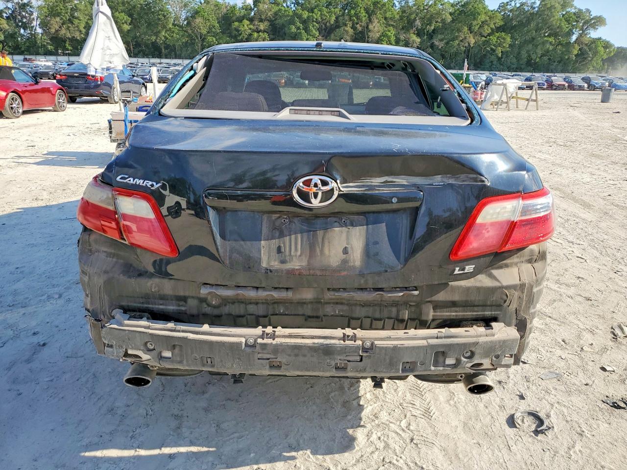 2008 Toyota Camry Xle V6 Black vin: 4T1BK46K38U058736