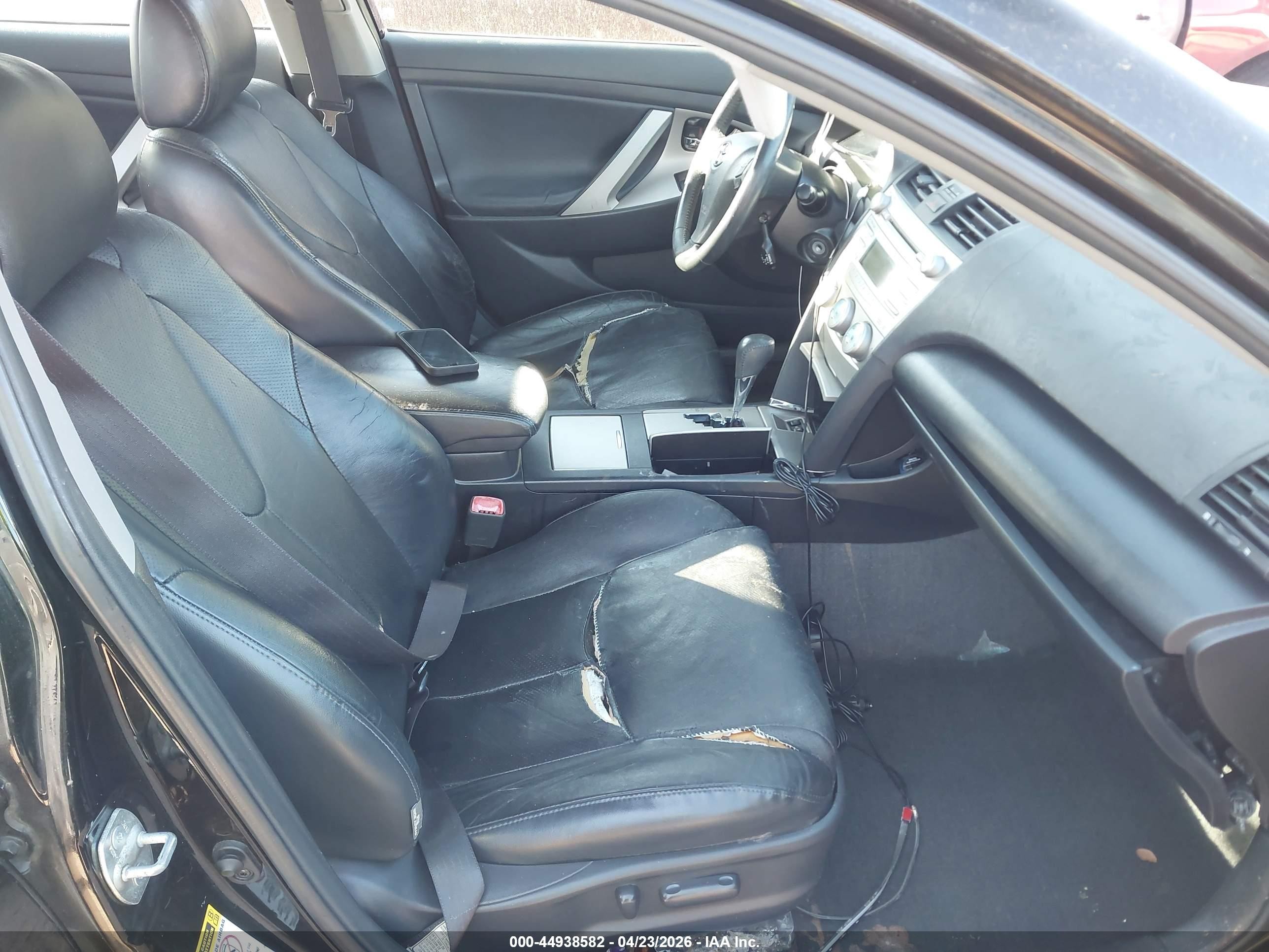 2008 Toyota Camry Se V6 Black vin: 4T1BK46K38U059529