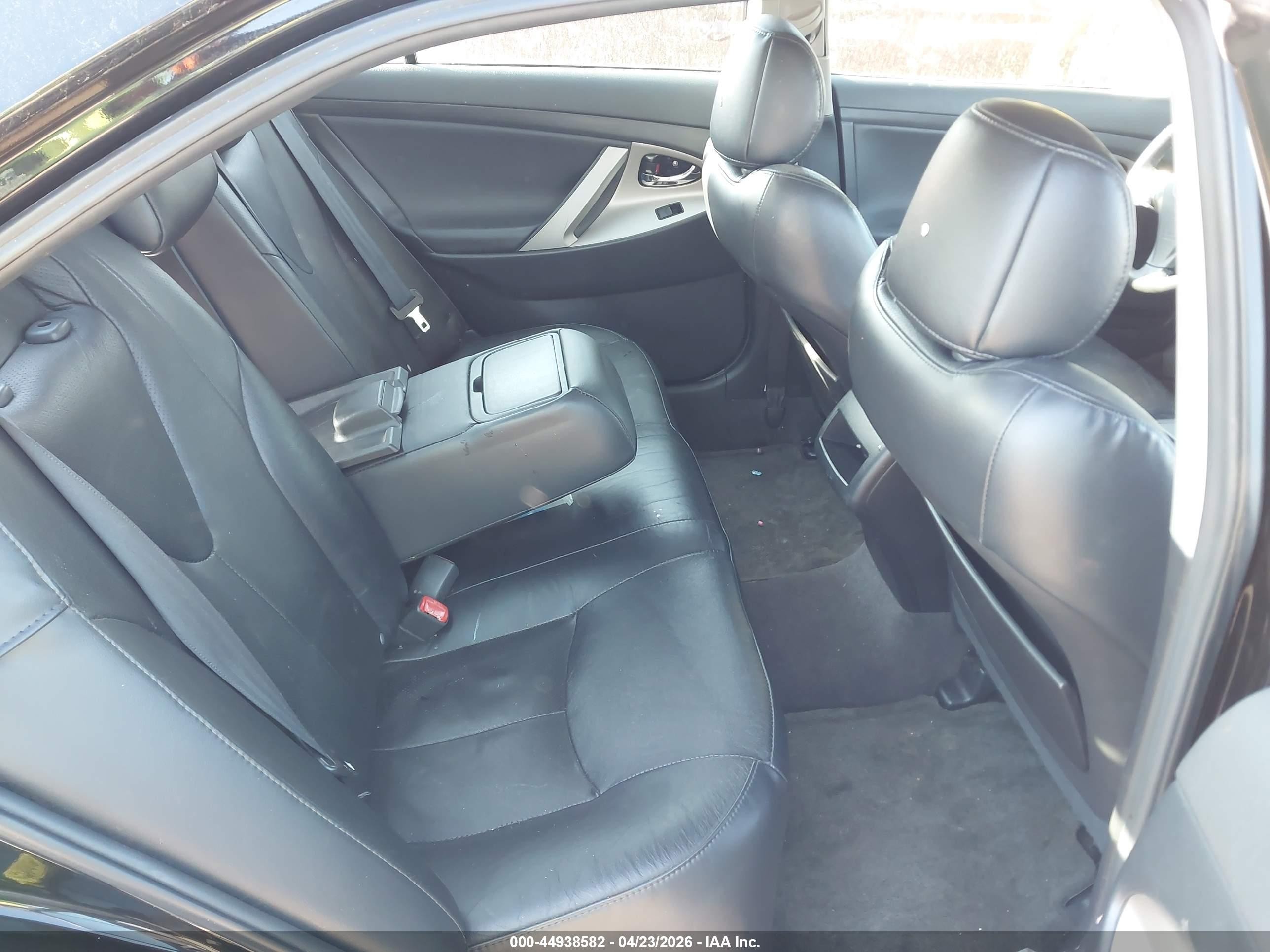 2008 Toyota Camry Se V6 Black vin: 4T1BK46K38U059529