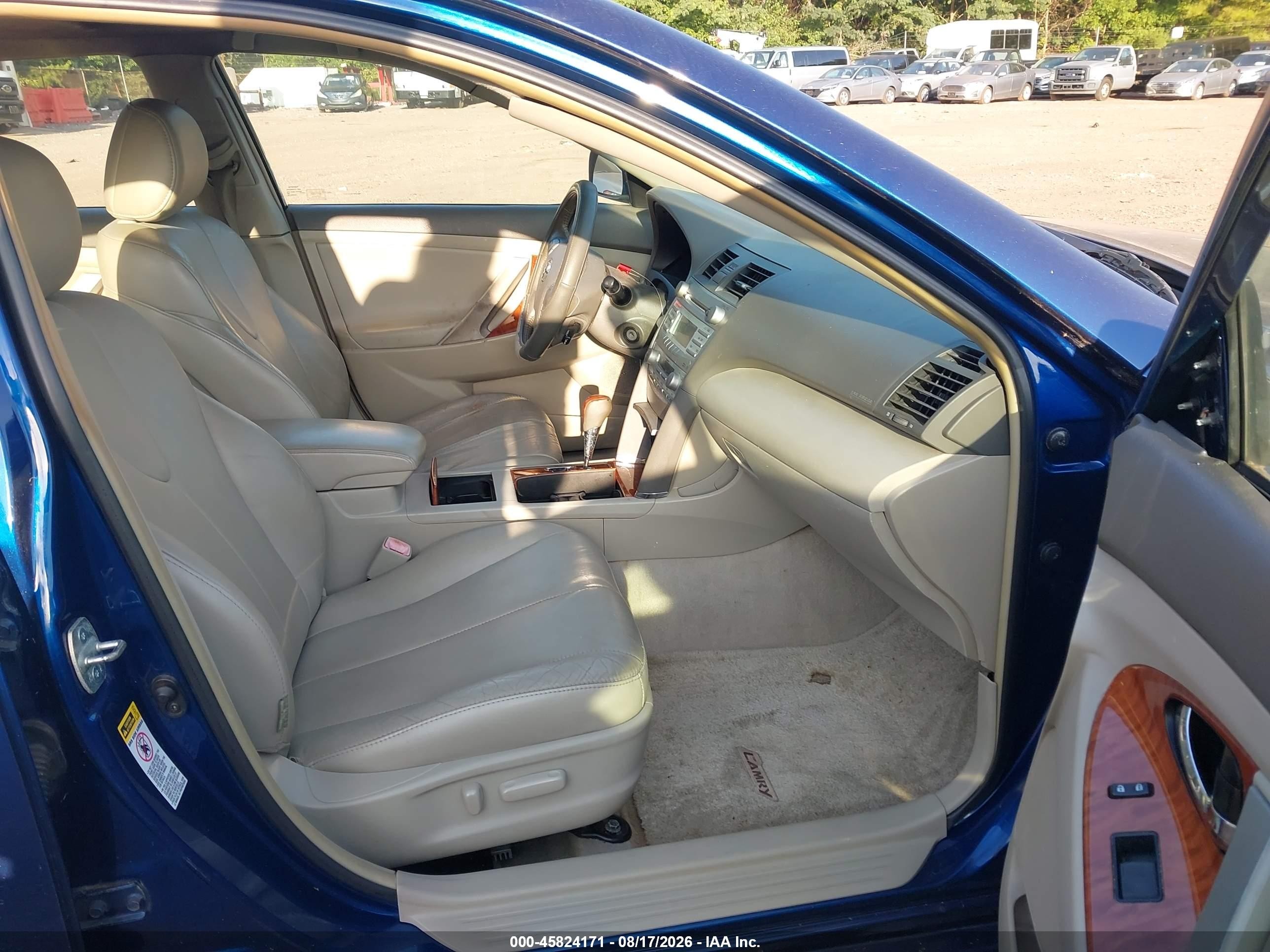 2008 Toyota Camry Xle Blue vin: 4T1BK46K38U067839