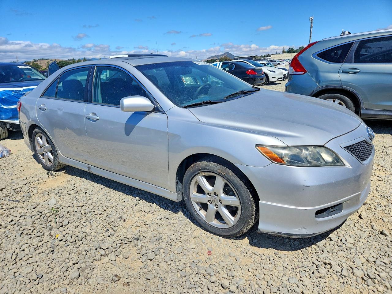 2008 Toyota Camry Se V6 Gray vin: 4T1BK46K38U565569